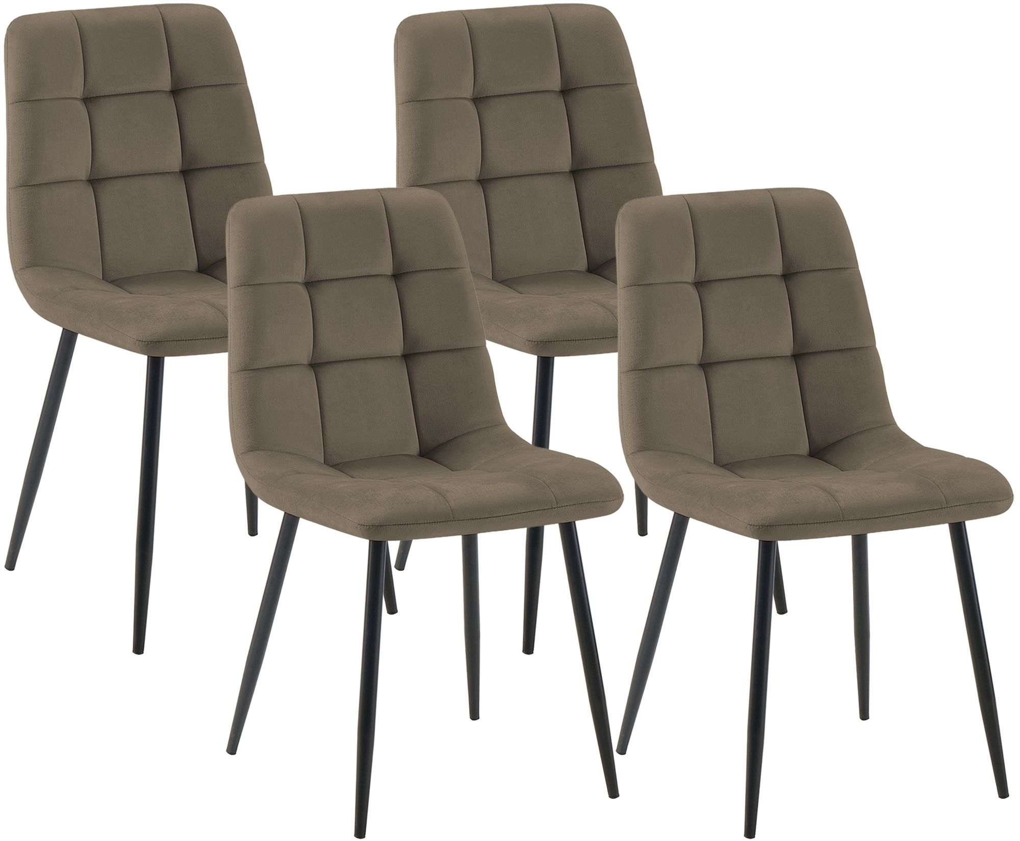 Pack de 4 sillas de comedor Tilde