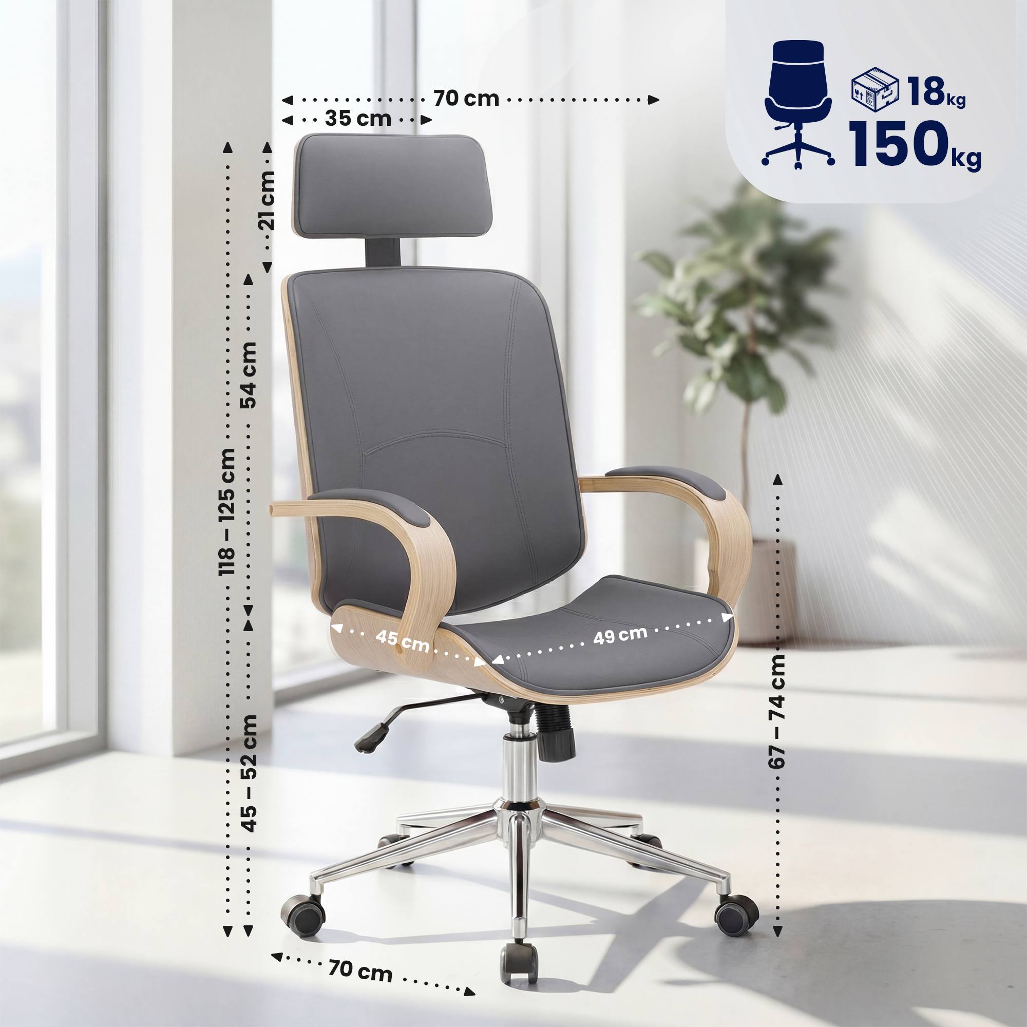 Silla de oficina Dayton