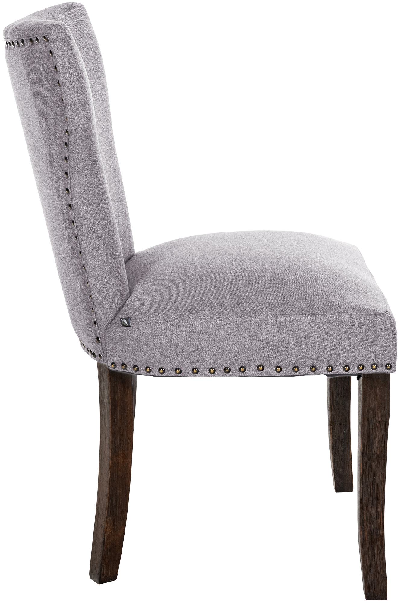 Set de 2 sillas de comedor Zadar en tela