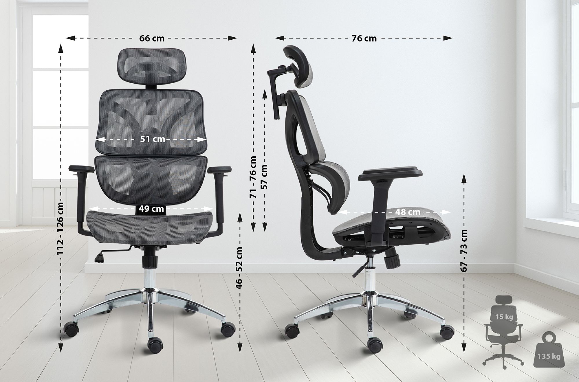 Silla de oficina Deshler