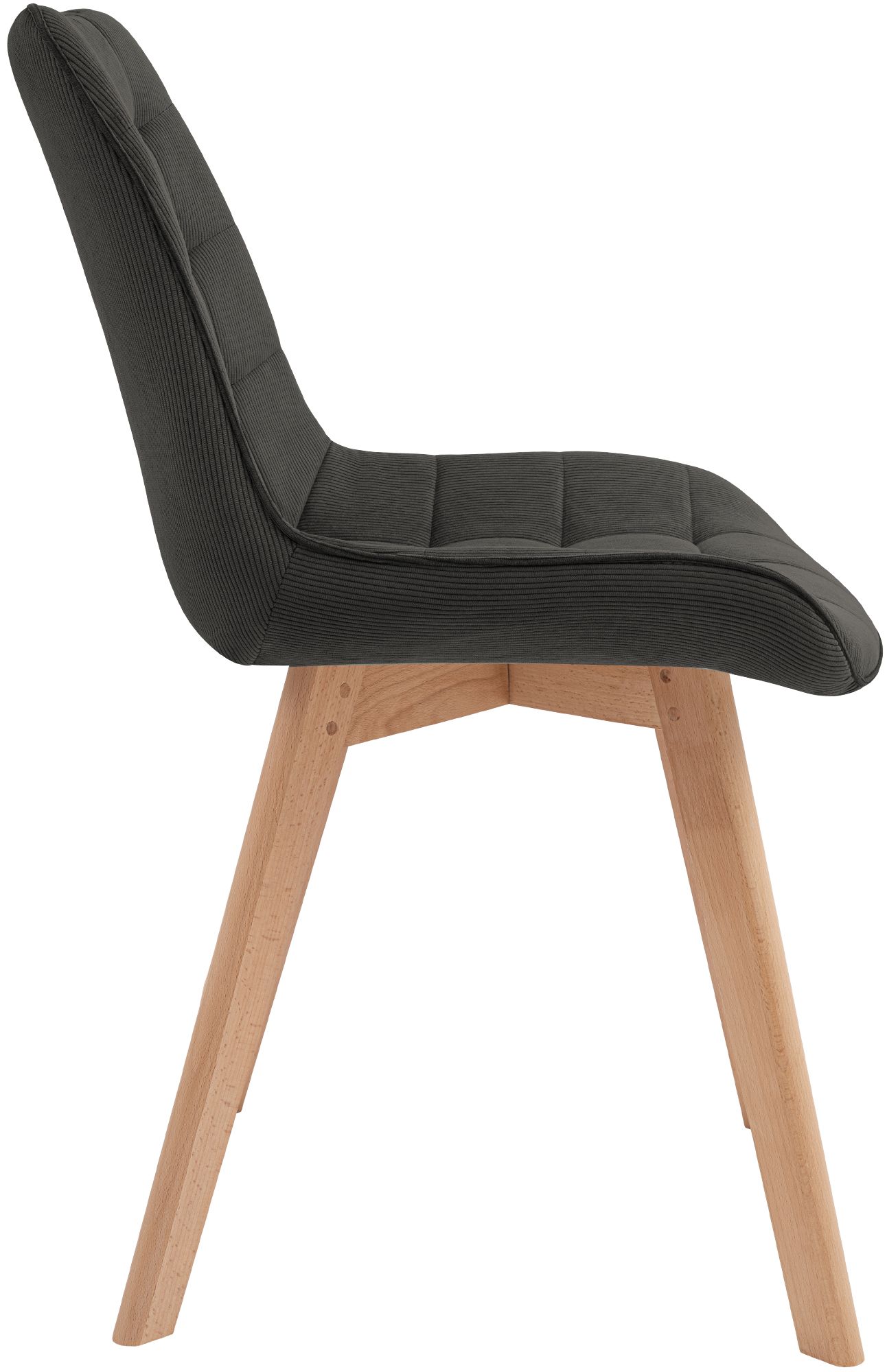 Silla de comedor Brook de pana