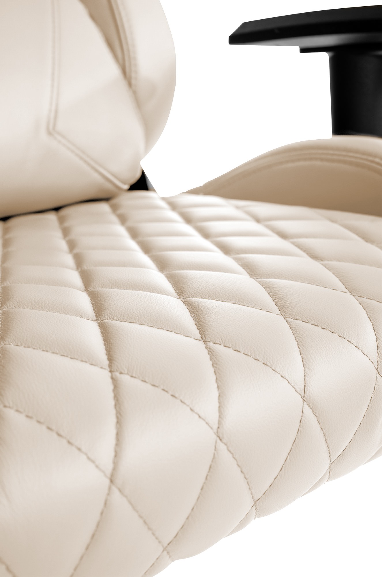 Silla de oficina Keren de cuero genuino