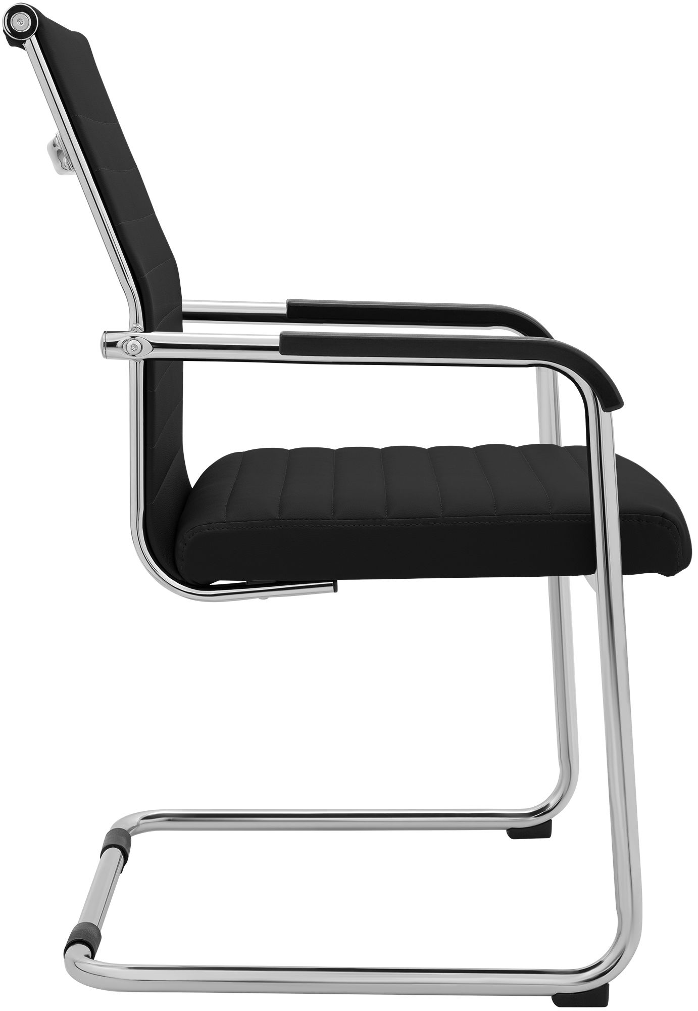 Silla cantilever Hakon en imitación de cuero elegante y cómoda para tu comedor o oficina