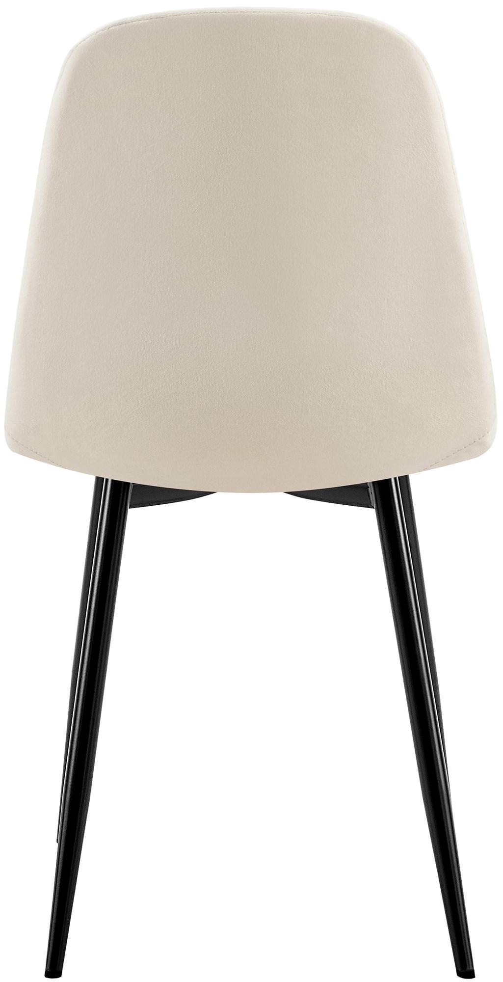 Juego De 4 Sillas de comedor Baxter en terciopelo