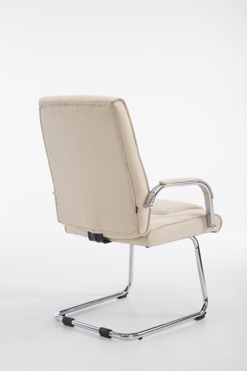 Silla Cantiléver XXL Attila Tapizada en Tela