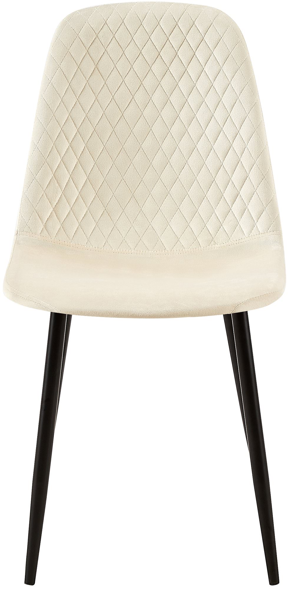Set de 4 sillas de comedor Giverny en tela o terciopelo