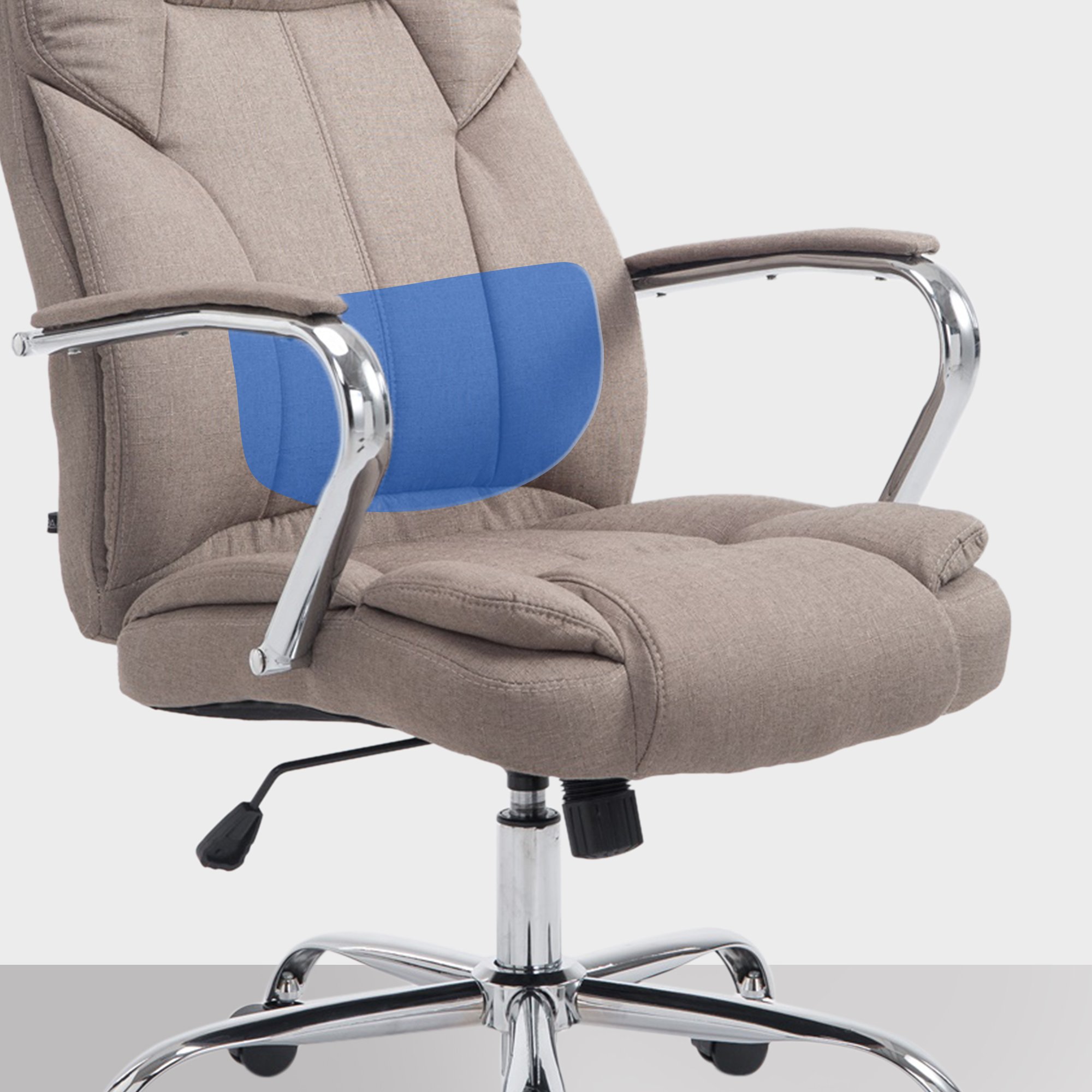 Silla De Oficina XXL Xanthos En Tela
