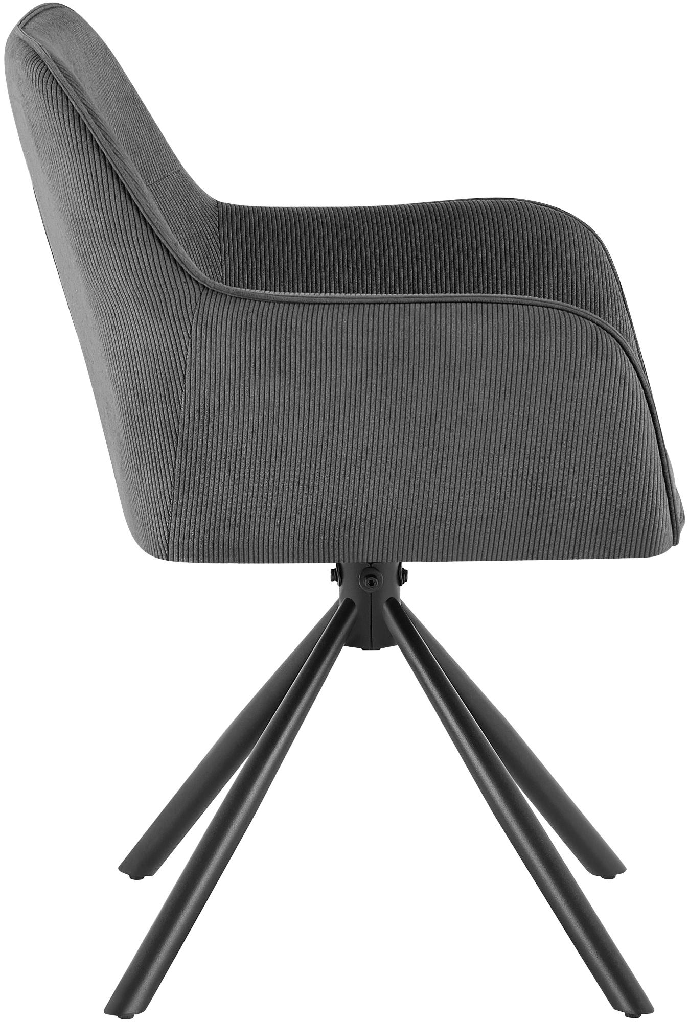 Silla de comedor Tipton de pana