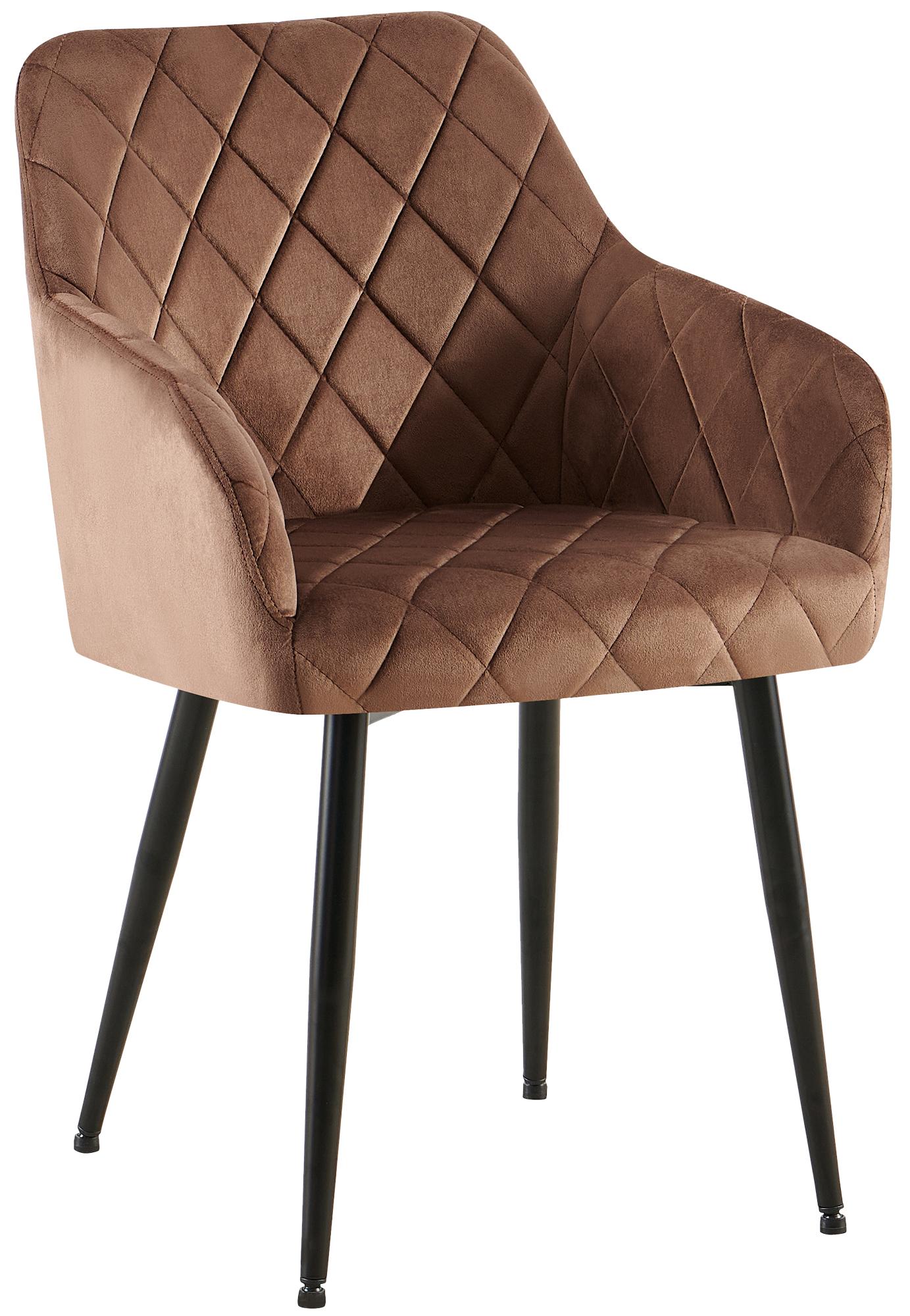 Silla de comedor Monett terciopelo