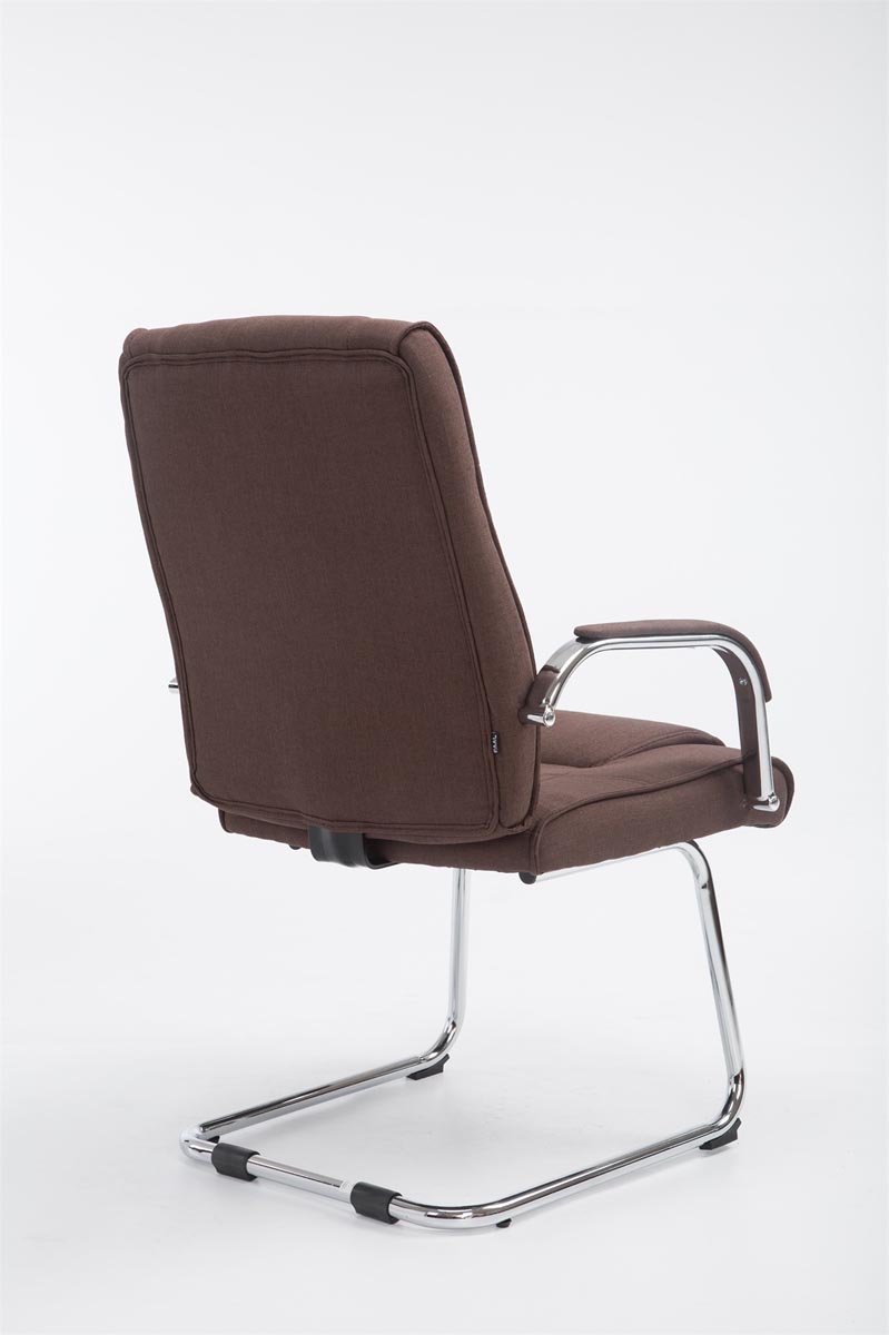 Silla Cantiléver XXL Attila Tapizada en Tela