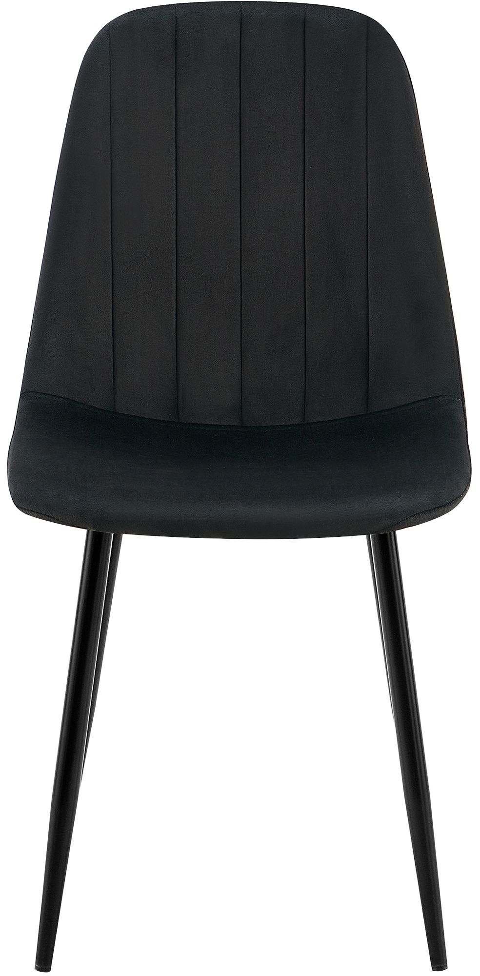 Juego de 4 sillas de comedor Baxter de terciopelo