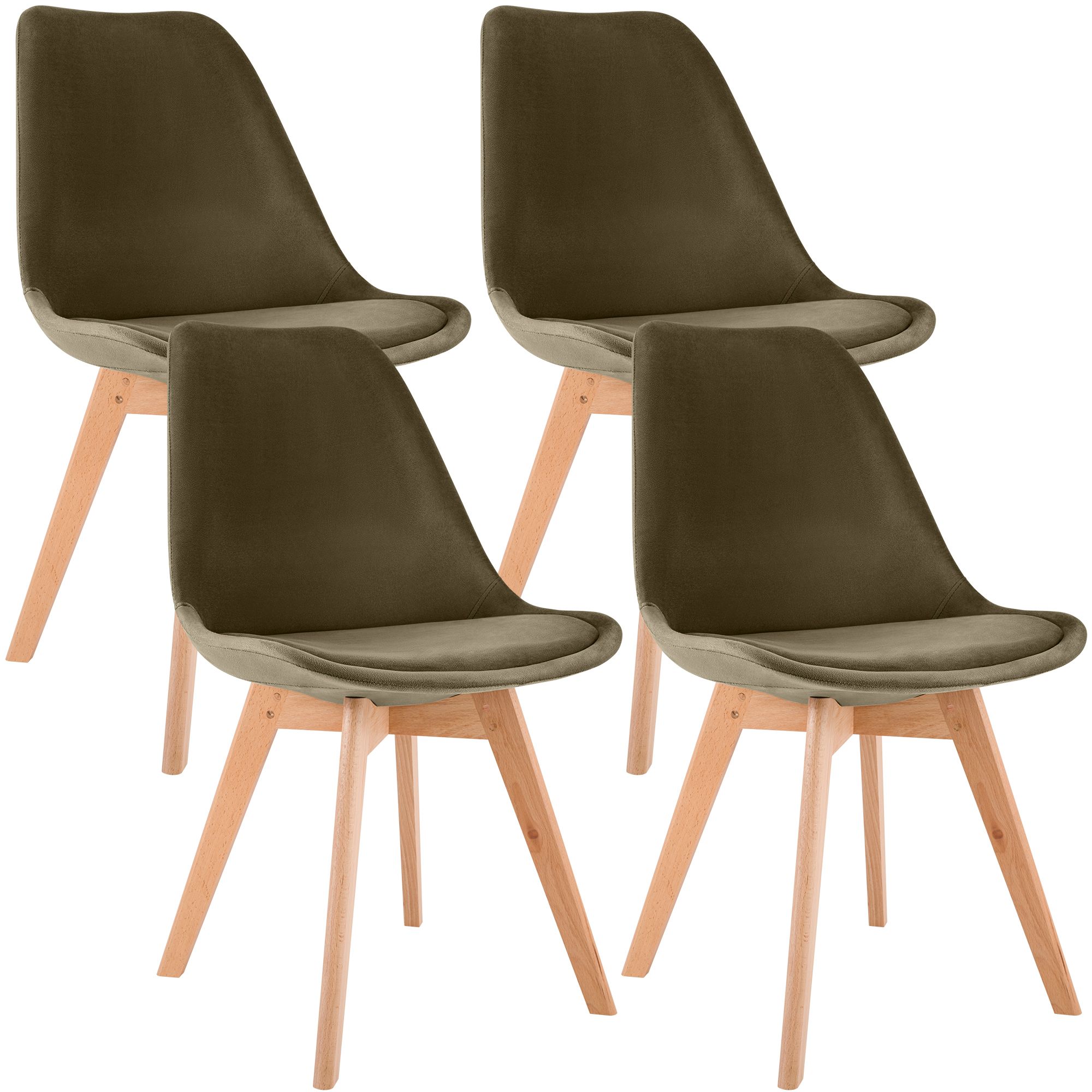 Juego de 4 sillas de comedor Linares
