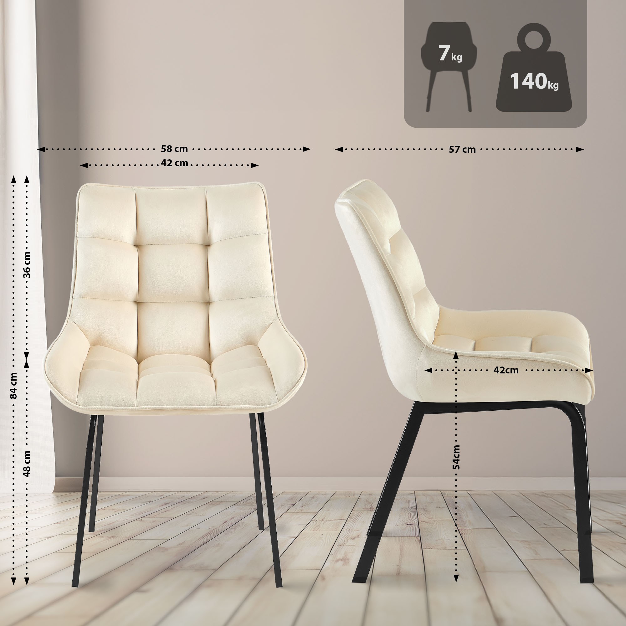 Silla de comedor Saranda