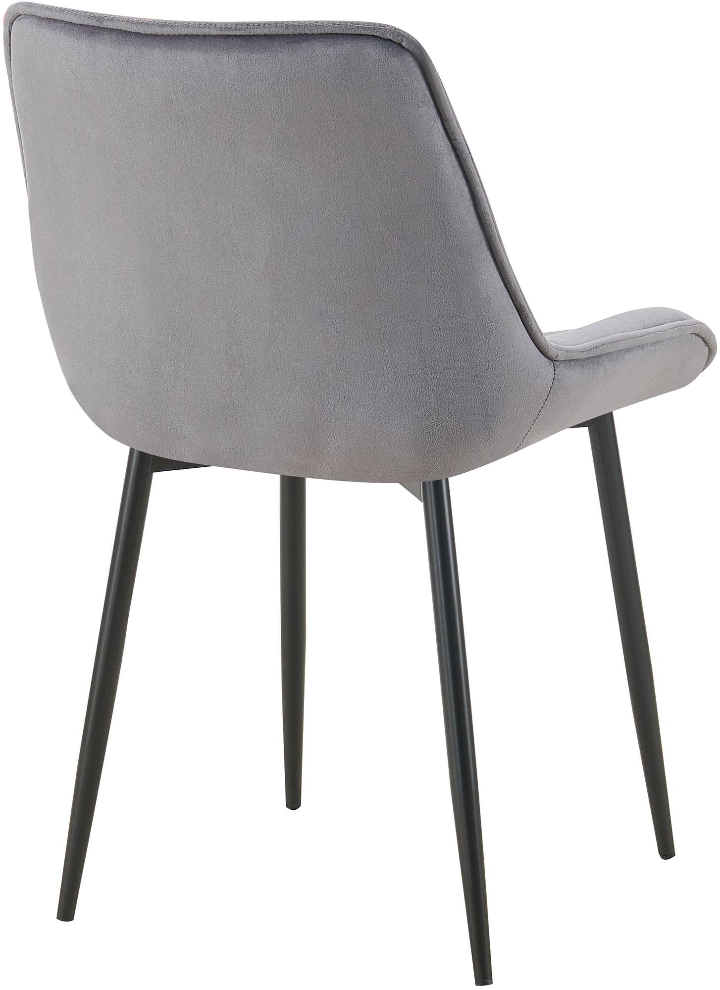Silla de comedor Wallace de terciopelo