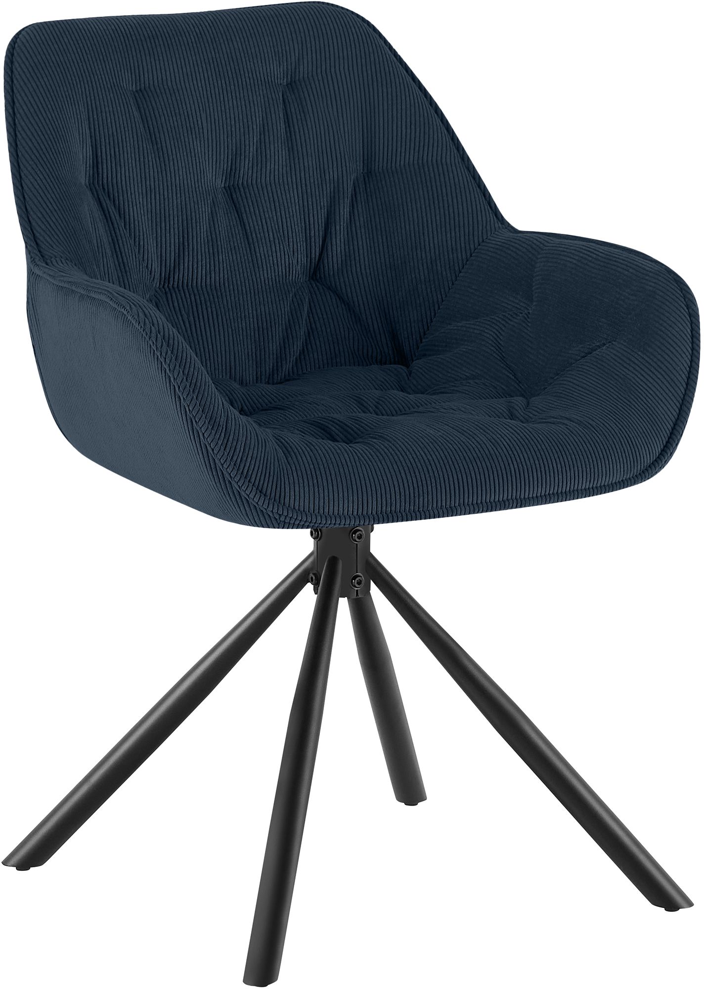 Silla de comedor Rimio de pana