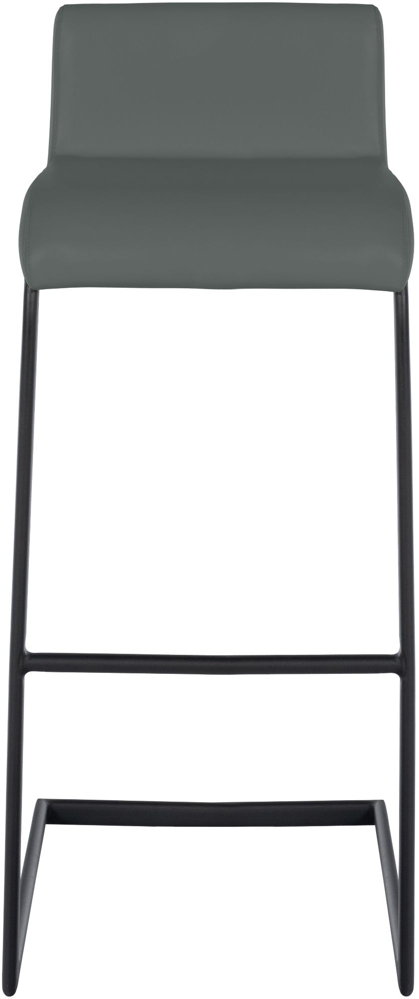 Set de 2 Taburetes de Bar Newport, Estructura de Metal Negro