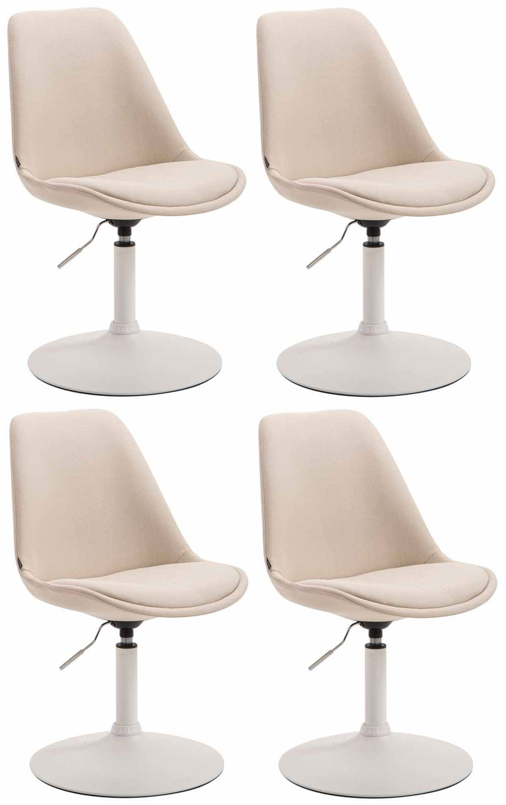 Set de 4 sillas de comedor Maverick en tela