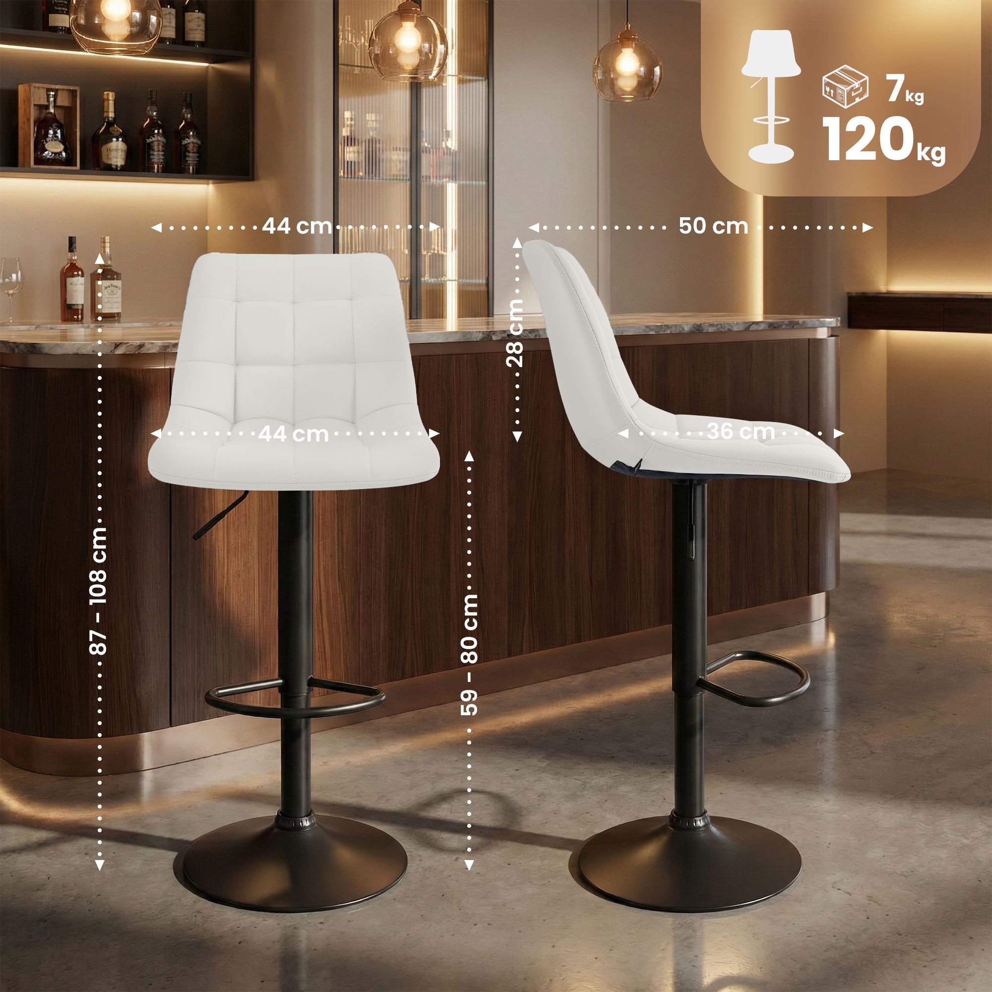 Taburete de bar Mapun