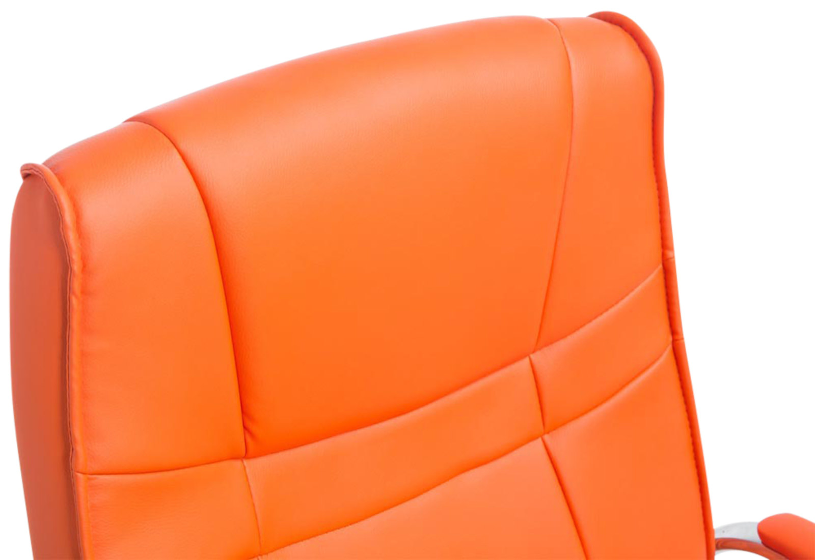 Set de 2 sillas cantilever XXL Attila en polipiel