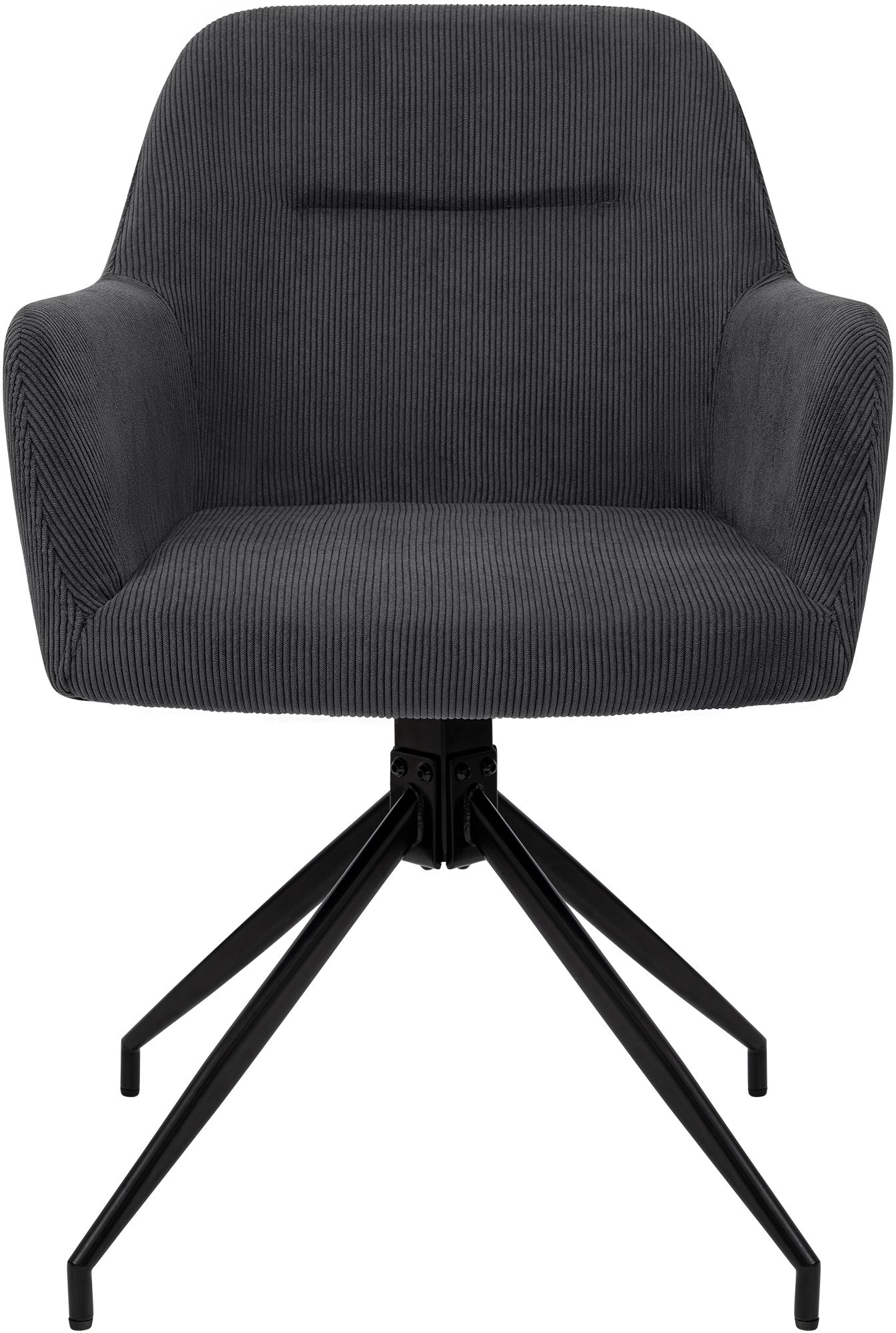 Silla de comedor Merlinda de pana