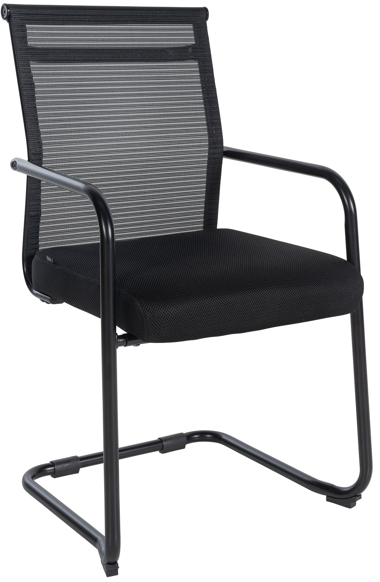 Silla cantilever Denny en tela & malla