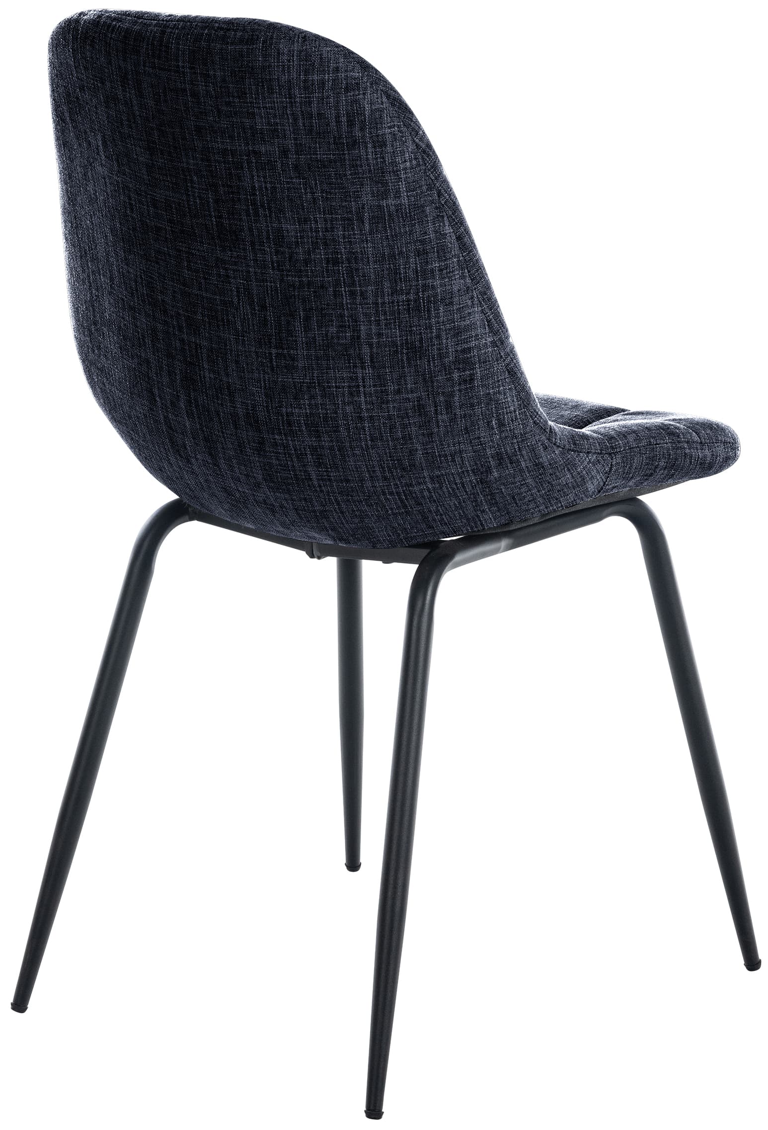 Set de 2 Sillas de comedor Tom en tela o polipiel