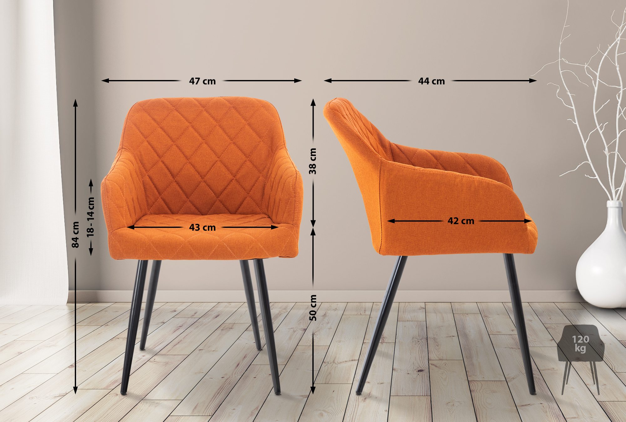 Silla de comedor Shila