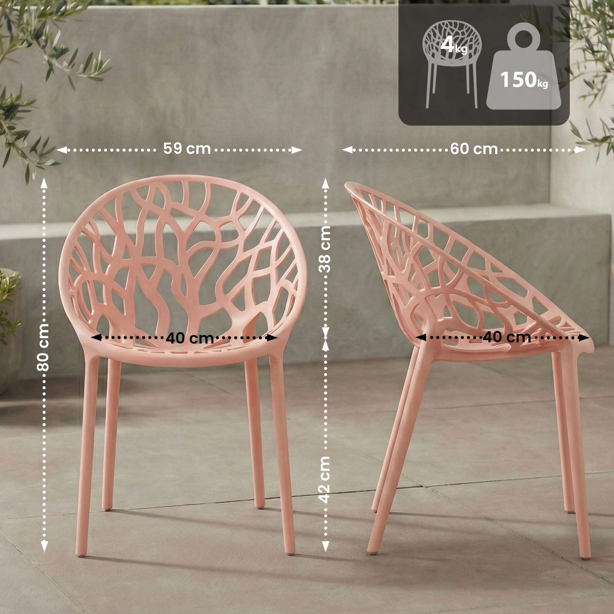 Silla de jardin Hope