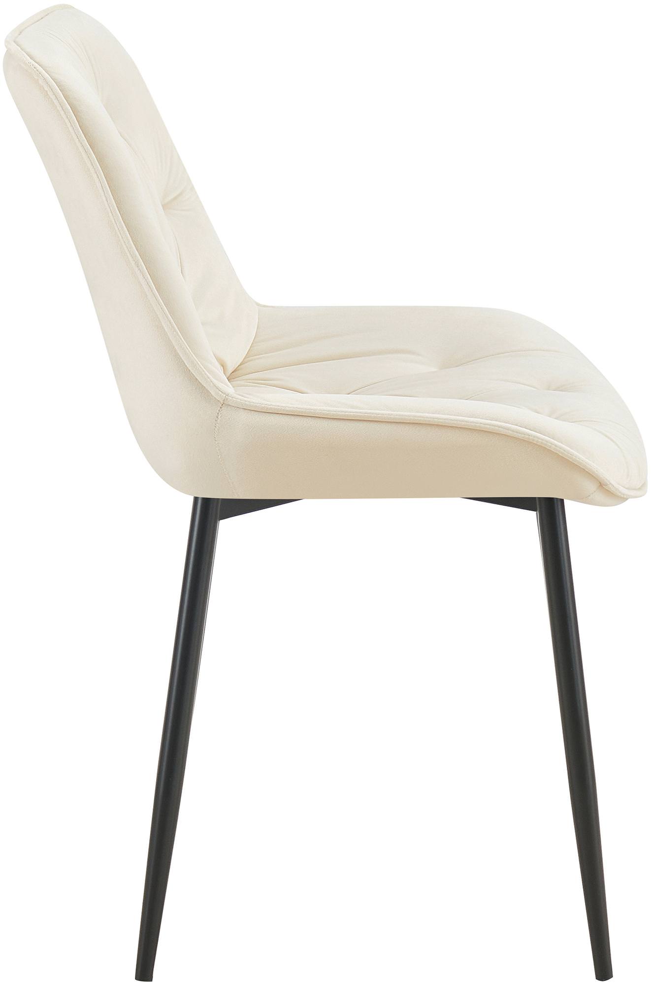 Silla de comedor Wallace de terciopelo