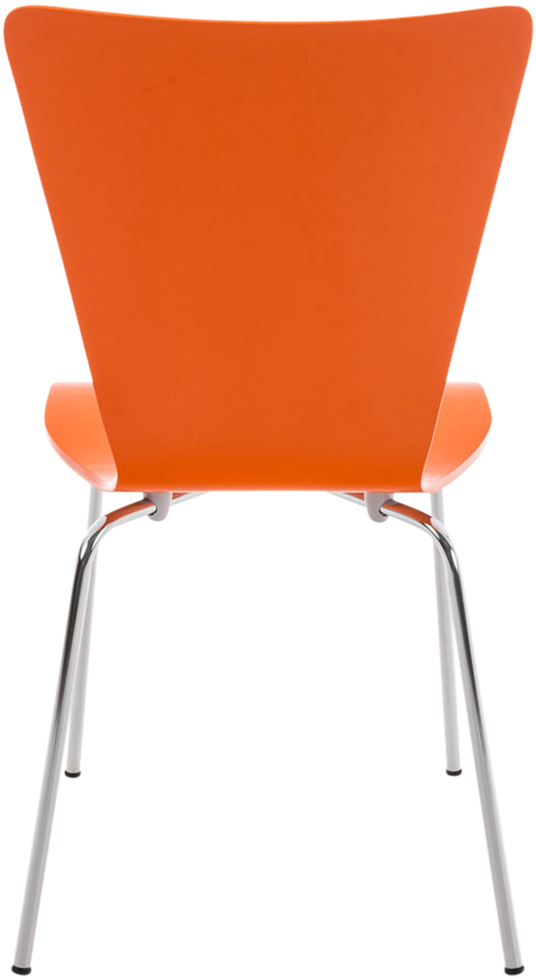 Silla Apilable Aaron Naranja