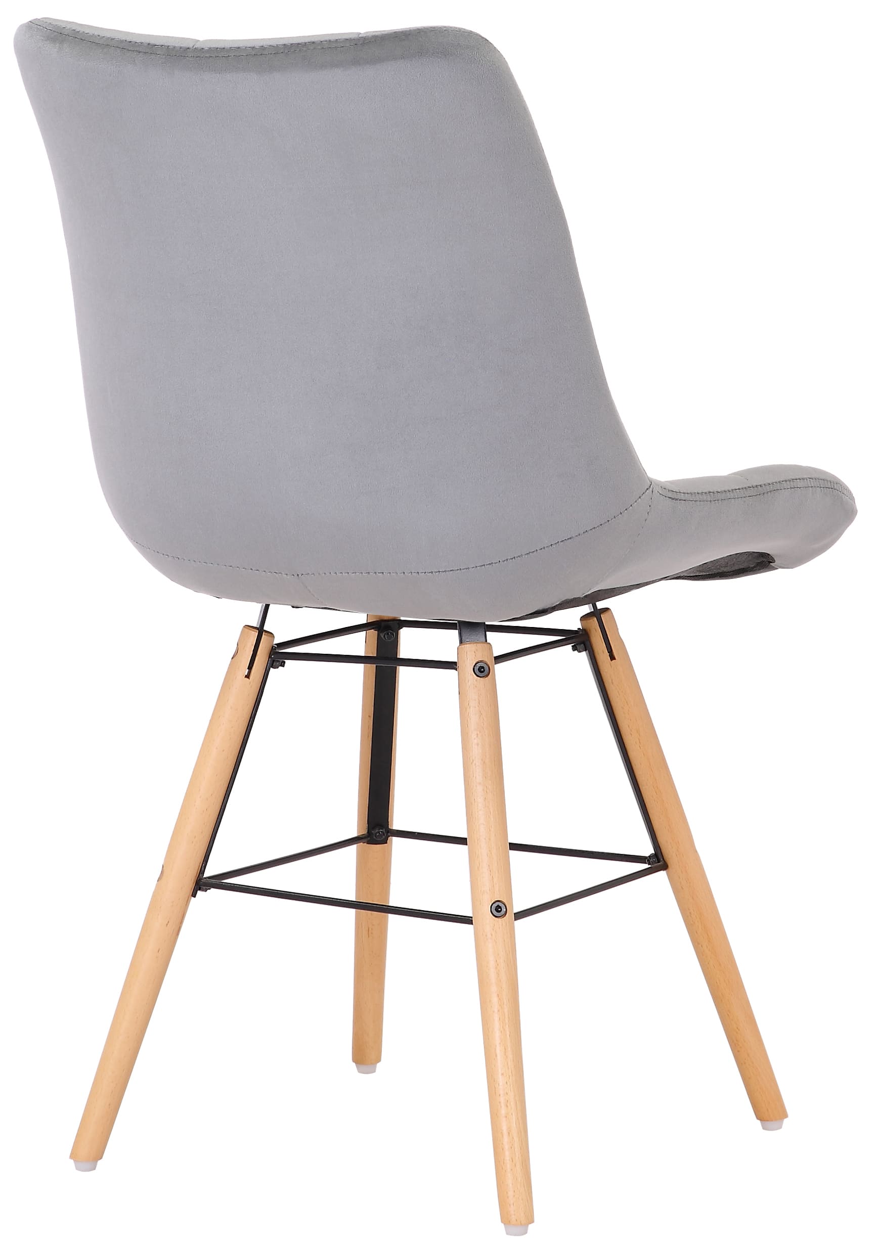 Set de 2 sillas de comedor Leni en terciopelo
