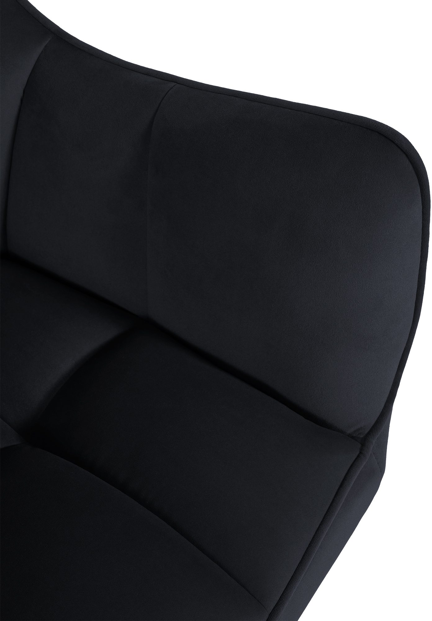 Silla de comedor Swing en terciopelo