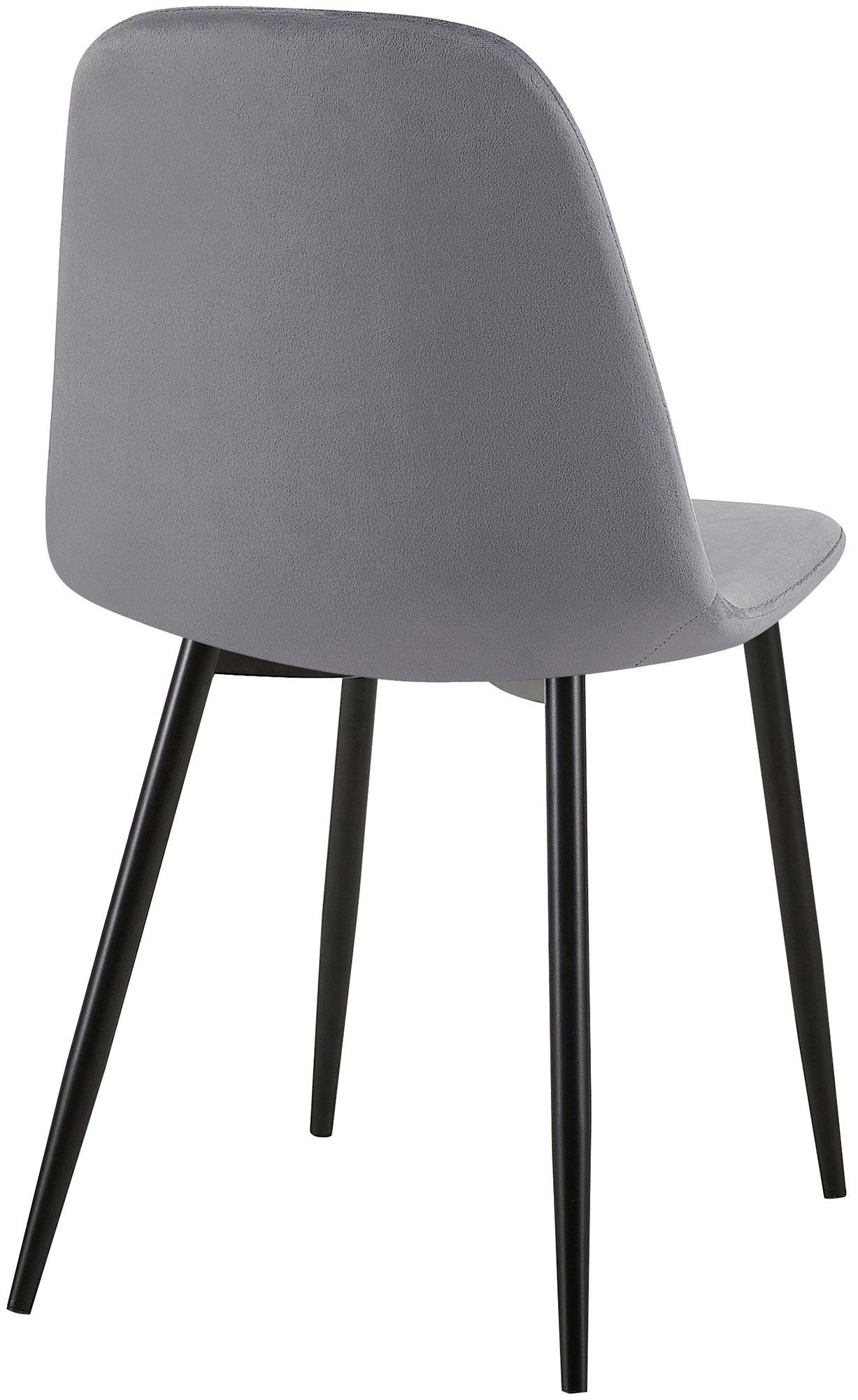 Set de 4 sillas de comedor Giverny en tela o terciopelo