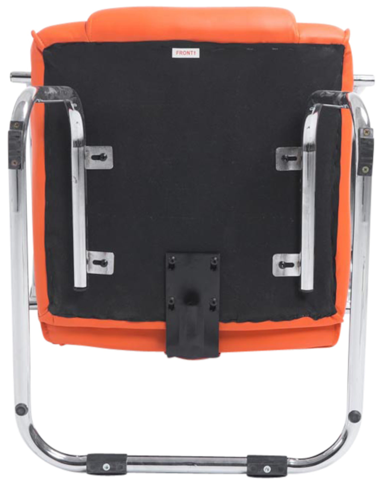Set de 2 sillas cantilever XXL Attila en polipiel