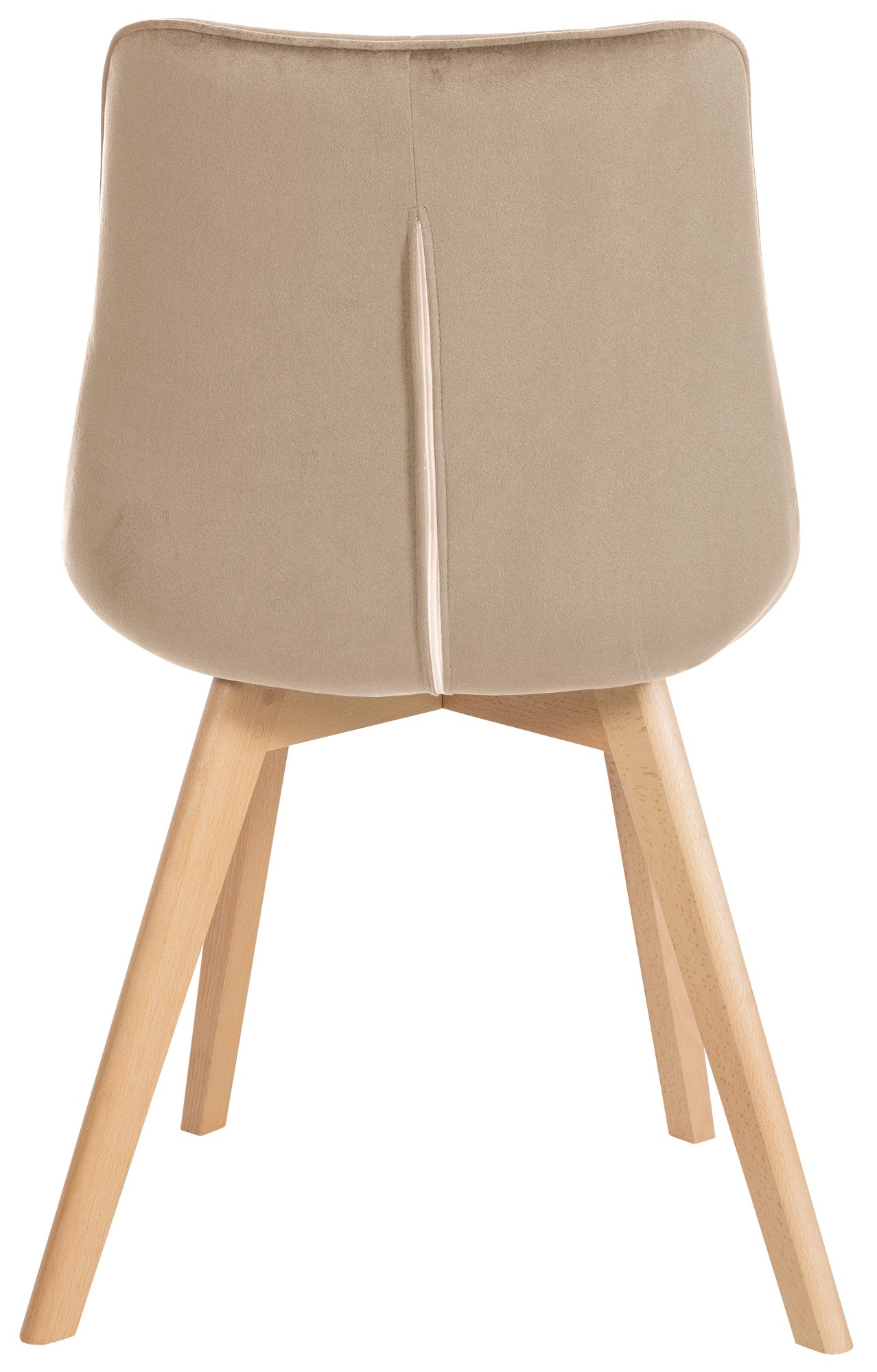Set de 2 Sillas de comedor Brook en terciopelo