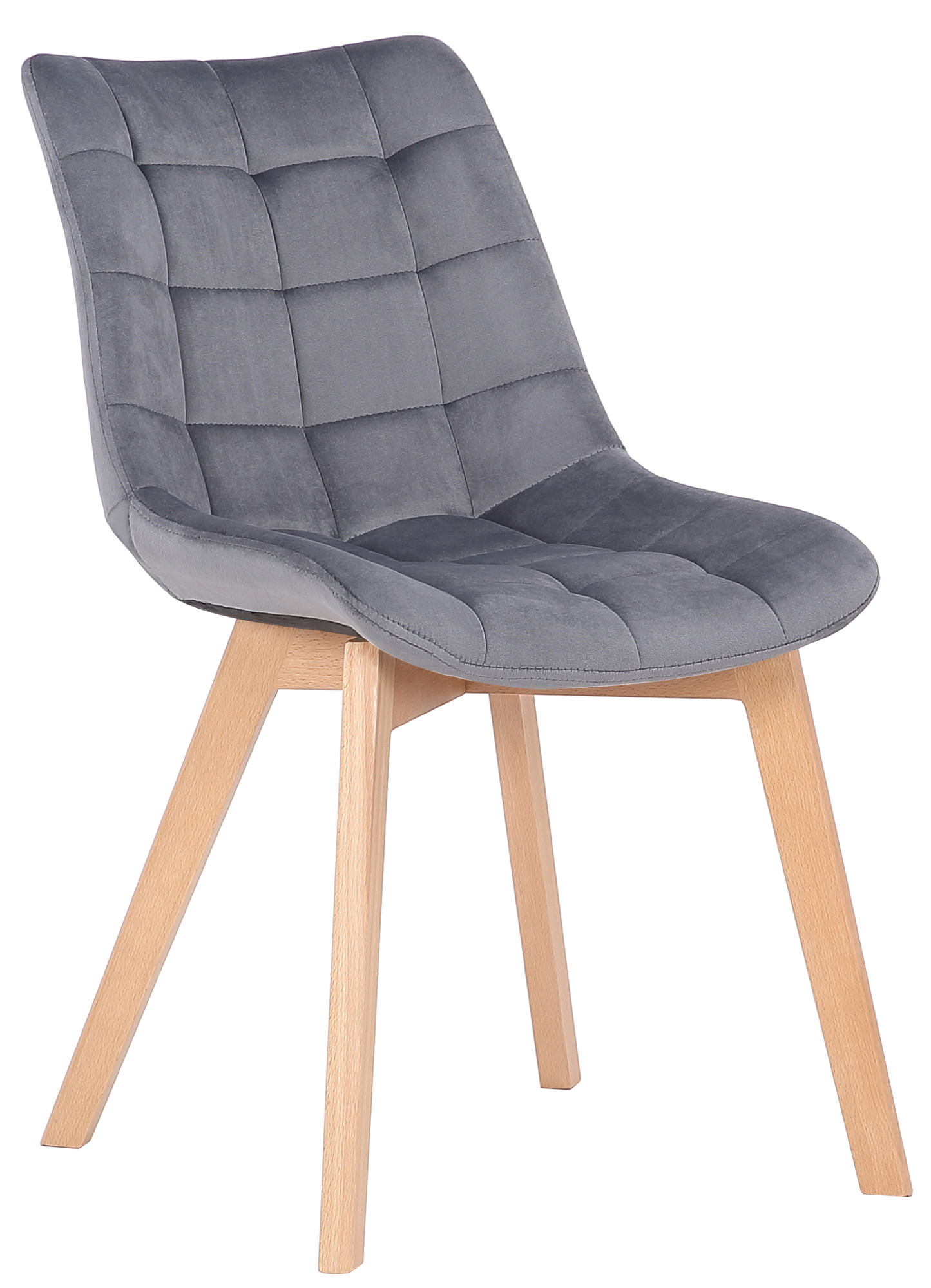 Set de 2 Sillas de comedor Passaic en terciopelo