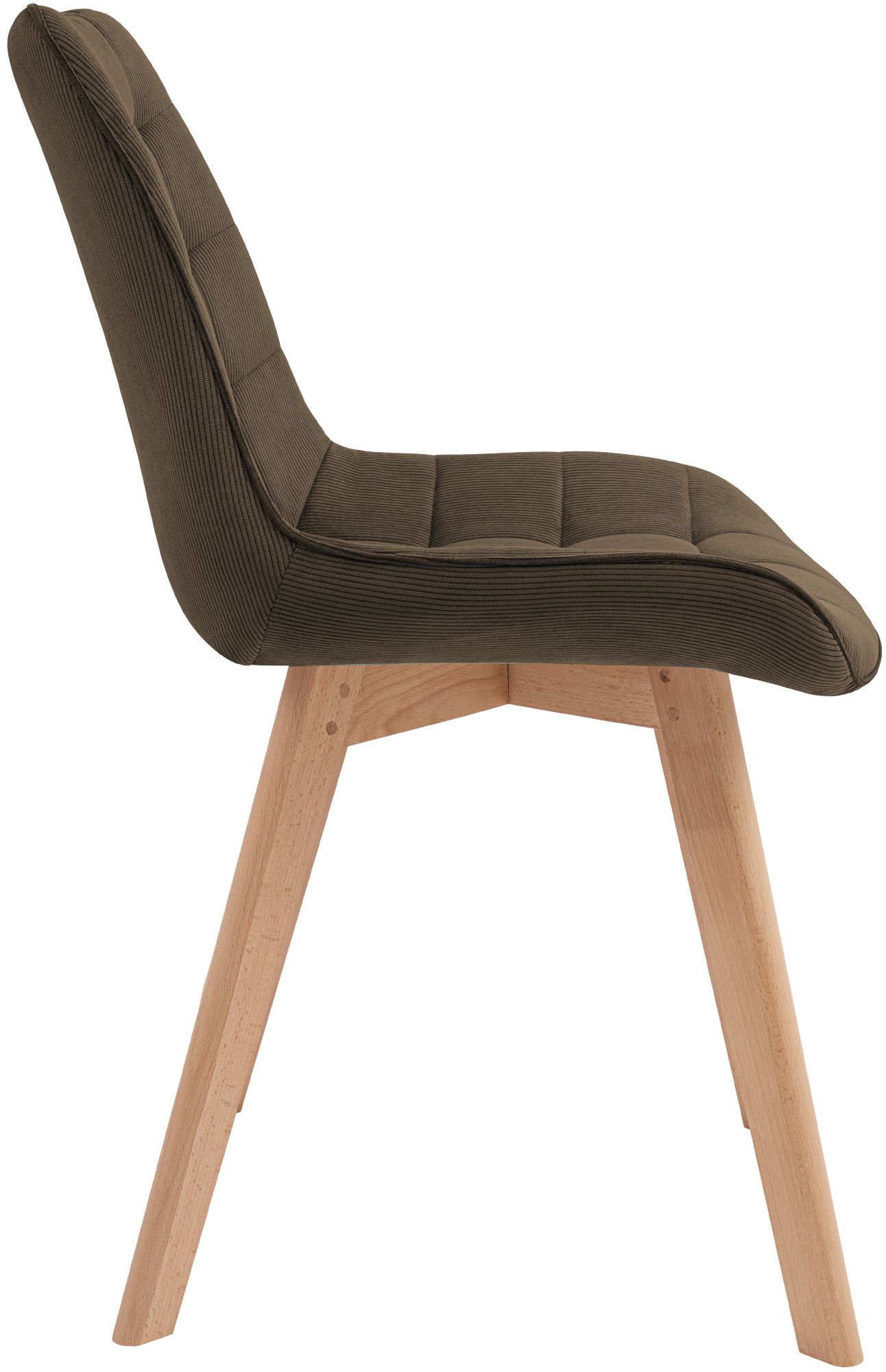 Silla de comedor Brook de pana