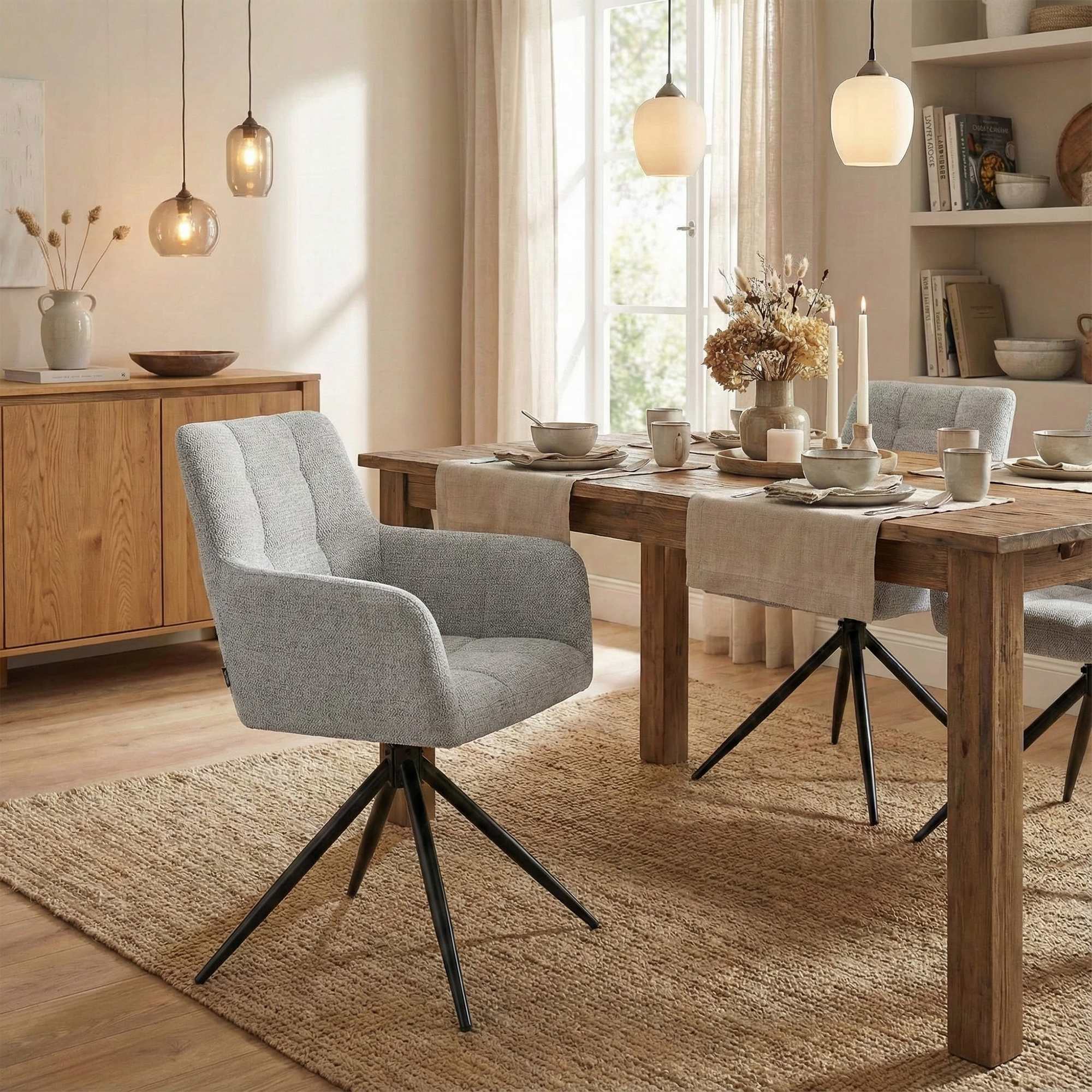 Silla de comedor Jonah Tela