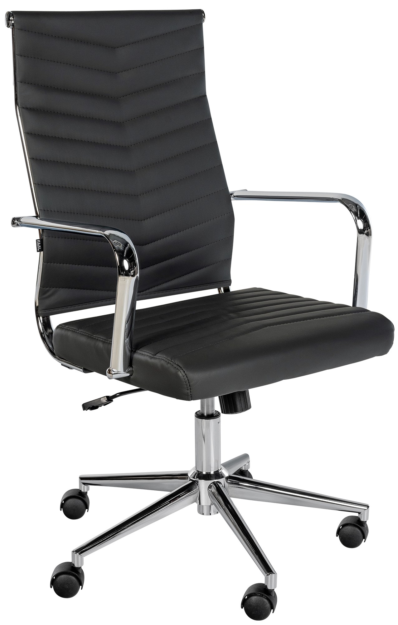 Silla de oficina de piel sintética Canby