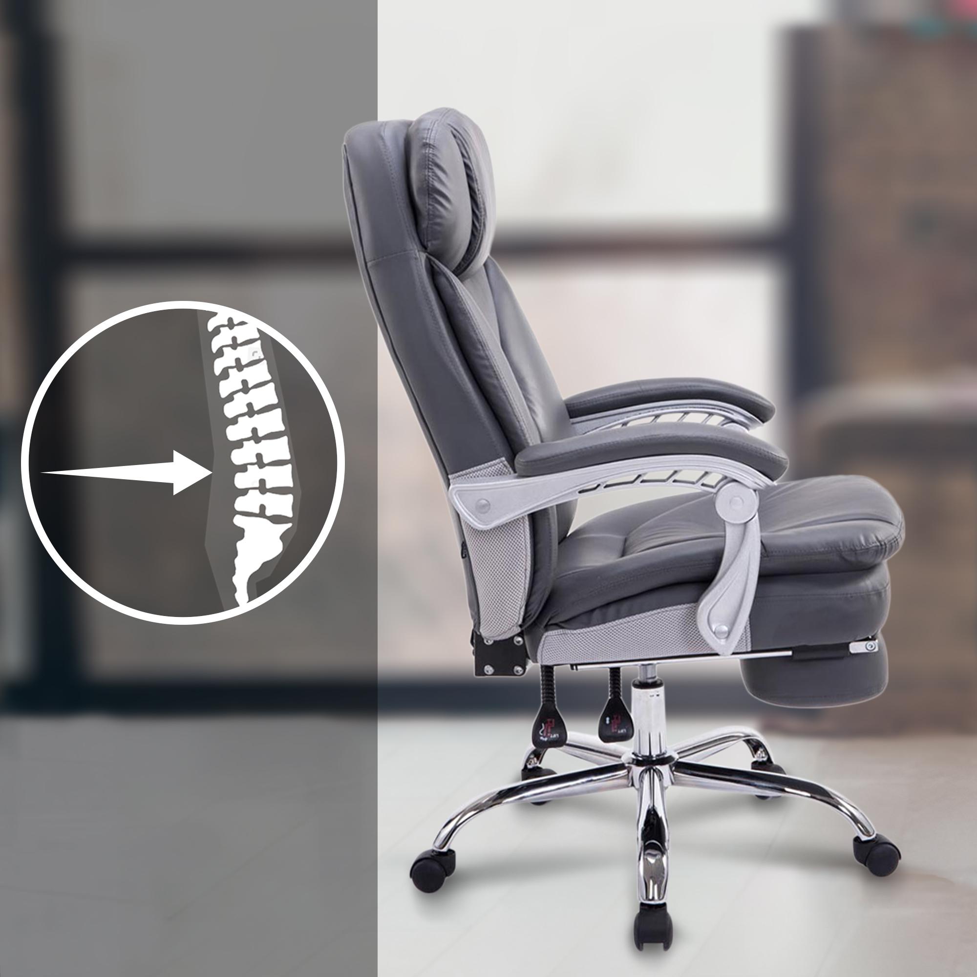 Silla de Oficina XL Troy Cuero Sintético