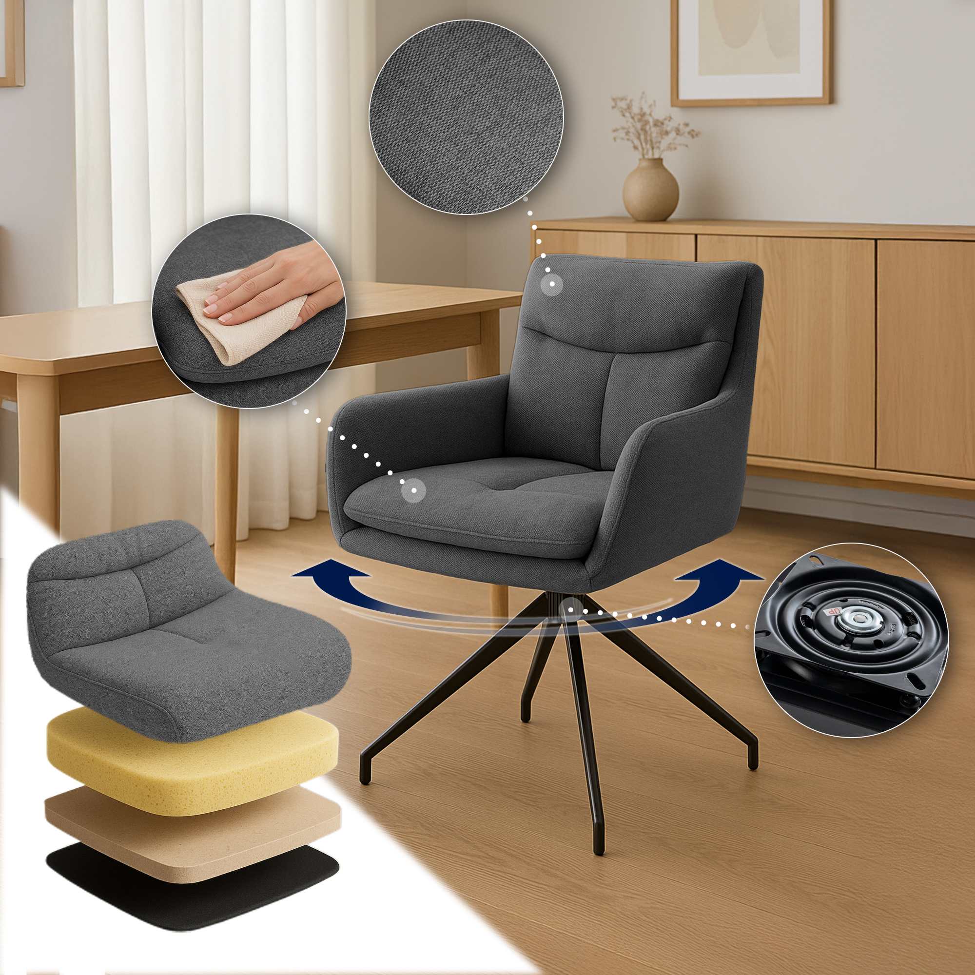 Tela para silla de comedor Somers