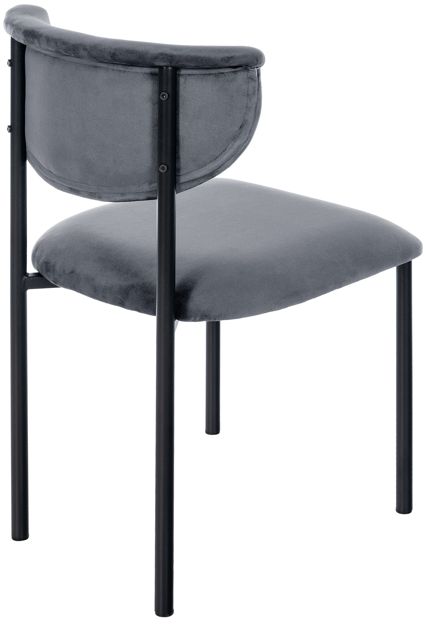 Juego de 2 sillas de comedor Gambell terciopelo