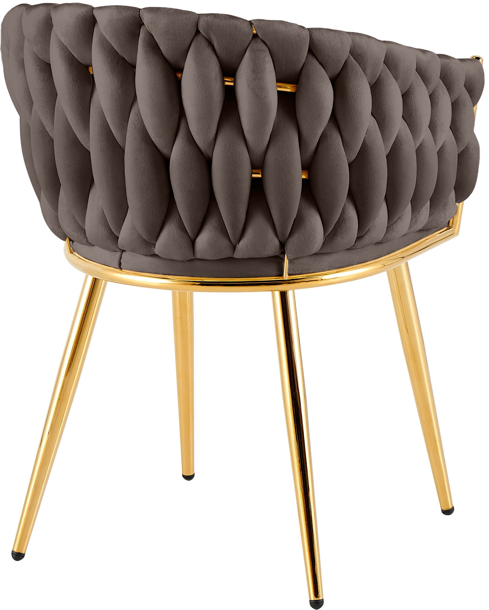 Silla de comedor Molise terciopelo dorado elegante y cómoda para tu hogar