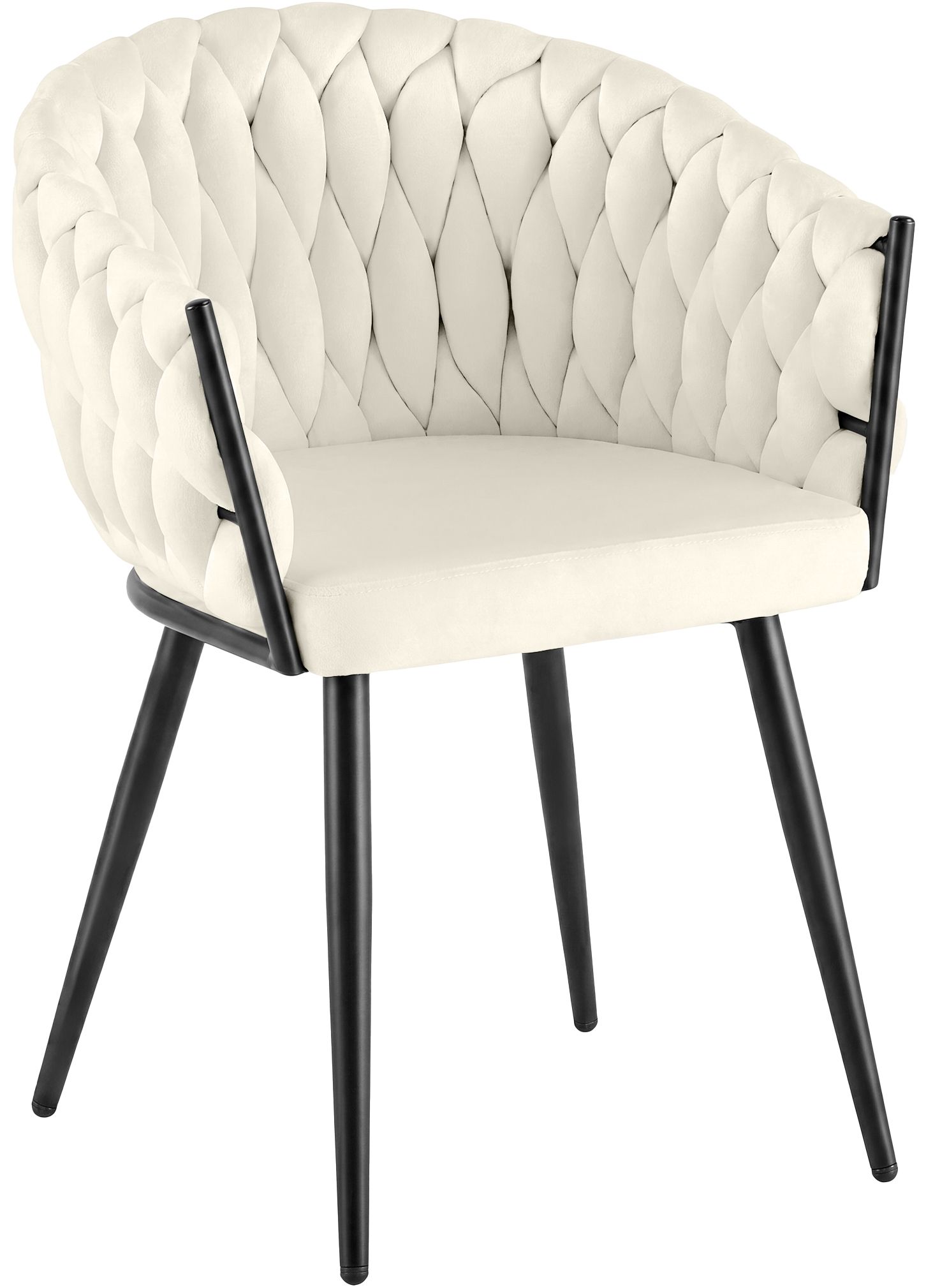 Silla de comedor Molise de terciopelo elegante y cómoda para tu hogar
