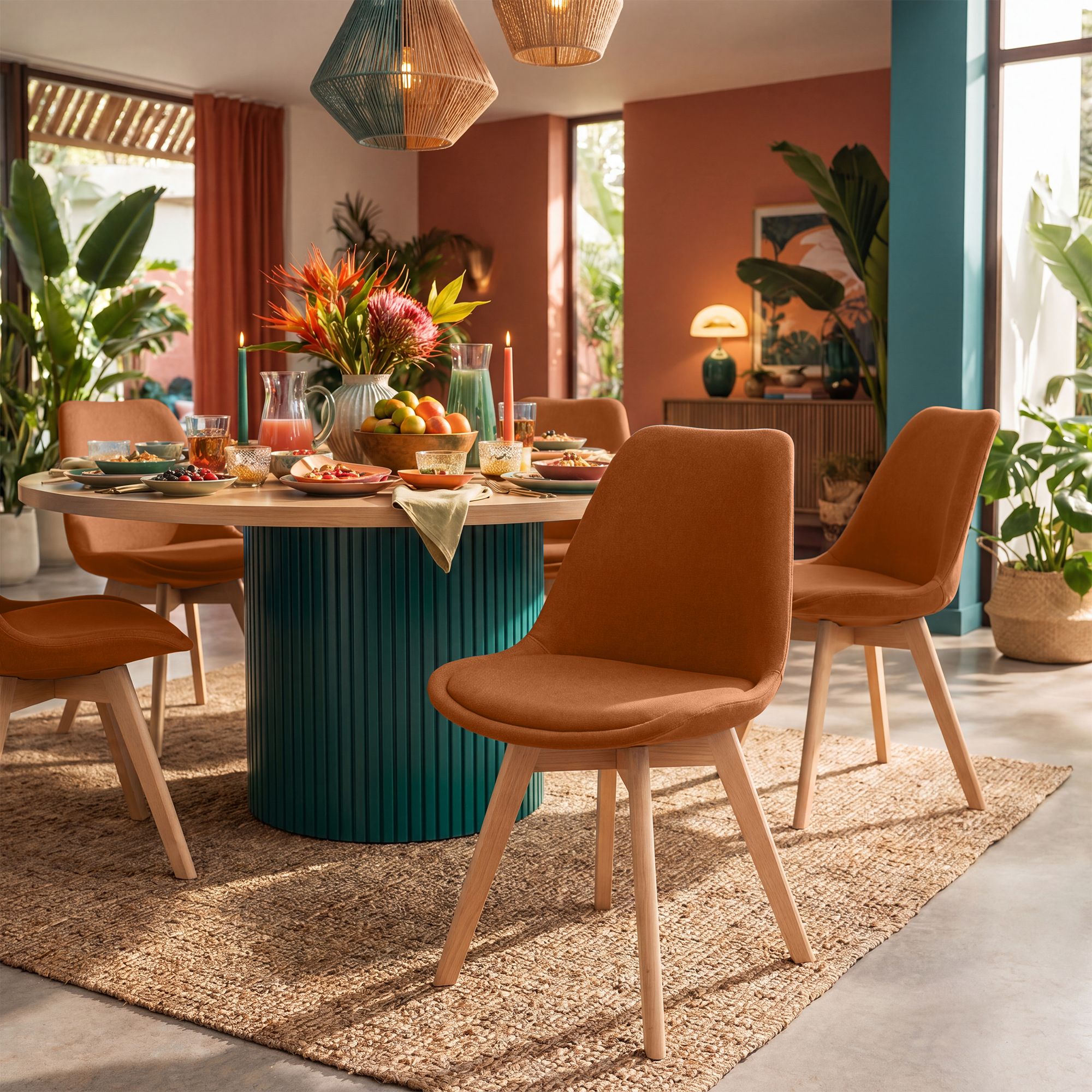 Juego de 4 sillas de comedor Linares