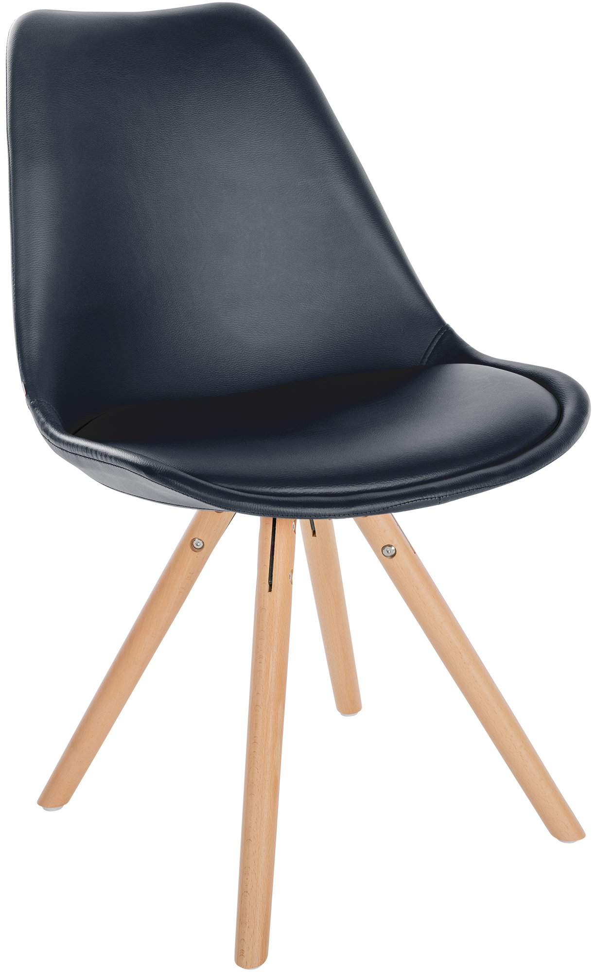Set de 4 Sillas de comedor Sofia en polipiel