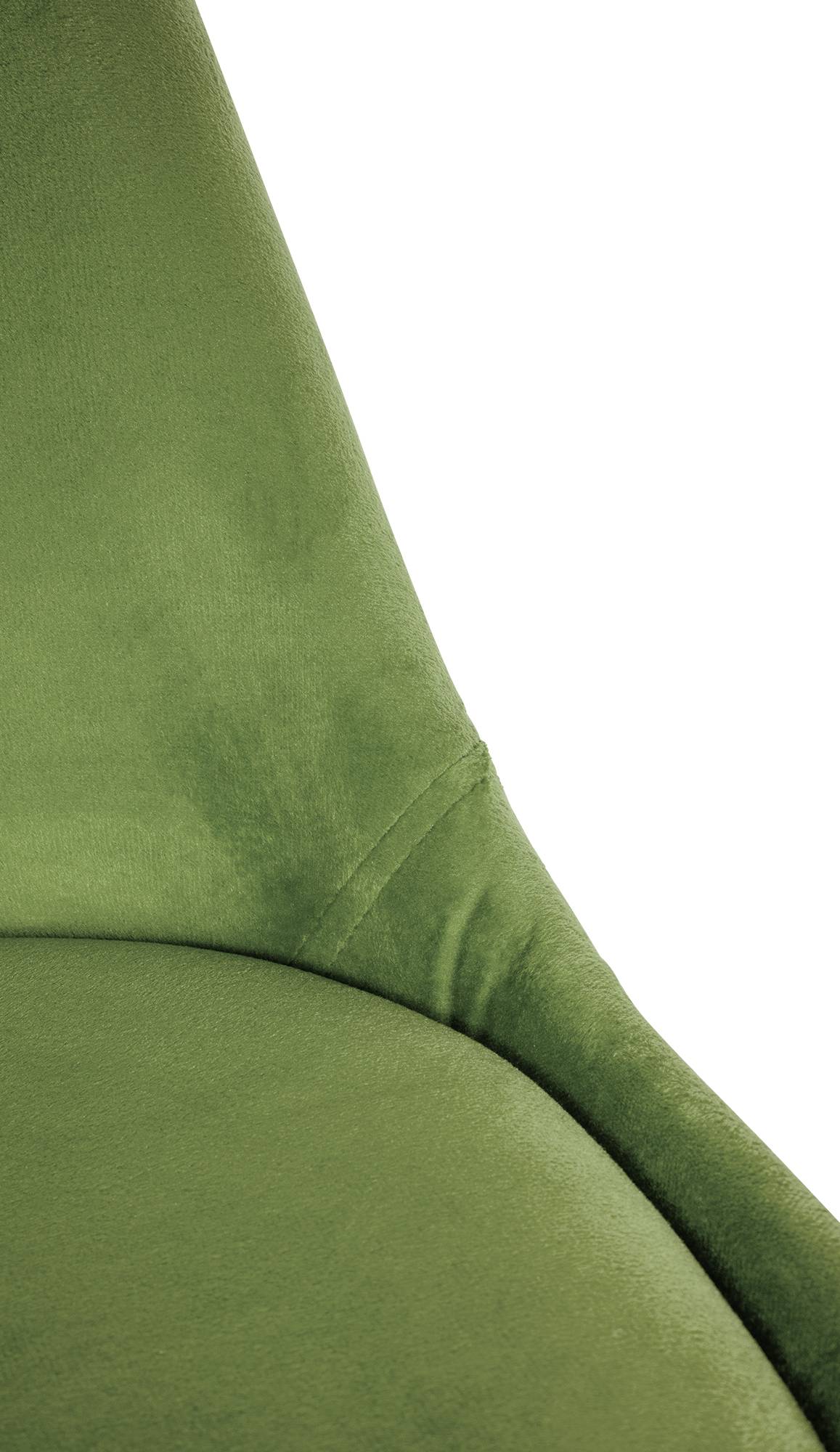 Silla de salón Sofia tapizada en terciopelo