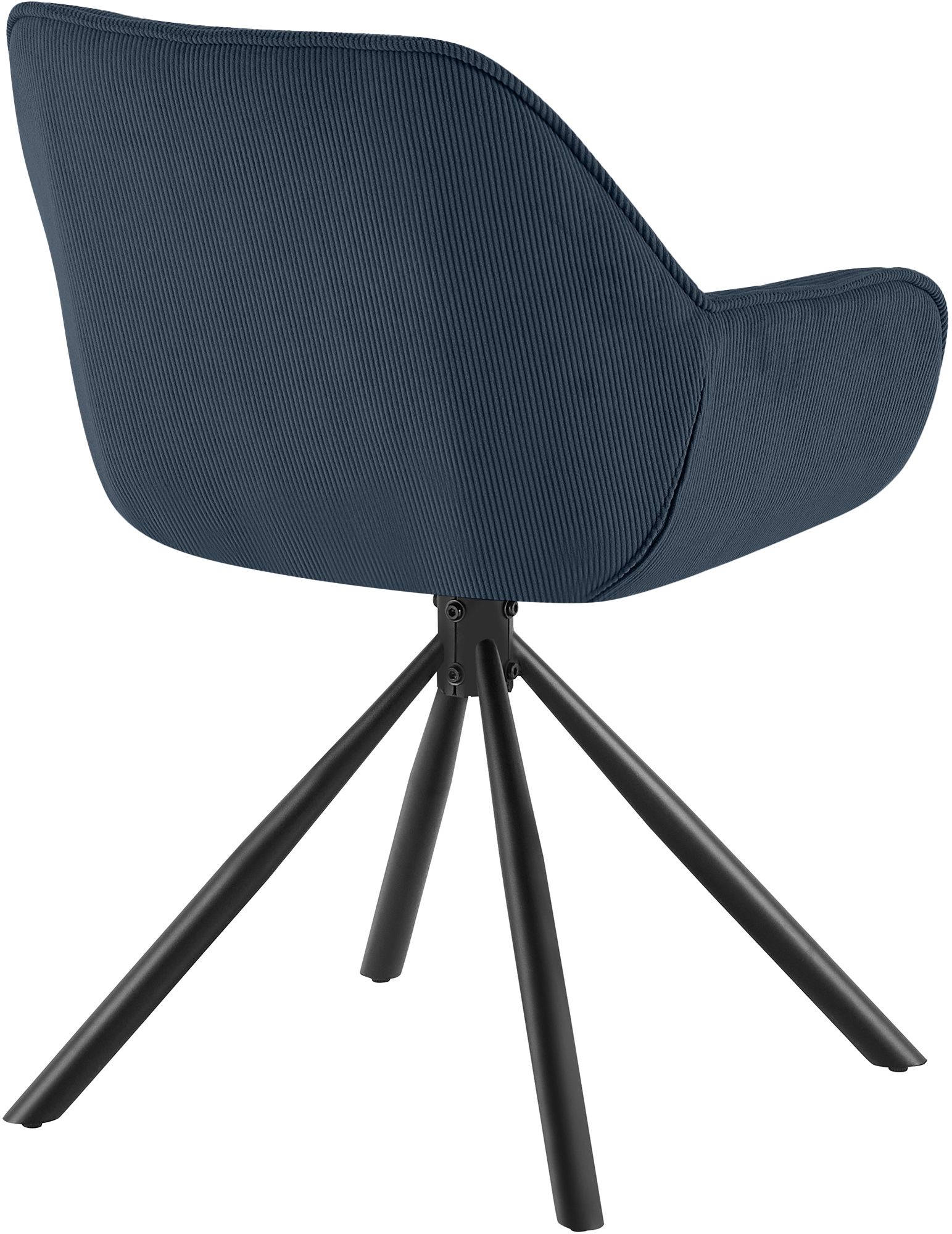 Silla de comedor Rimio de pana
