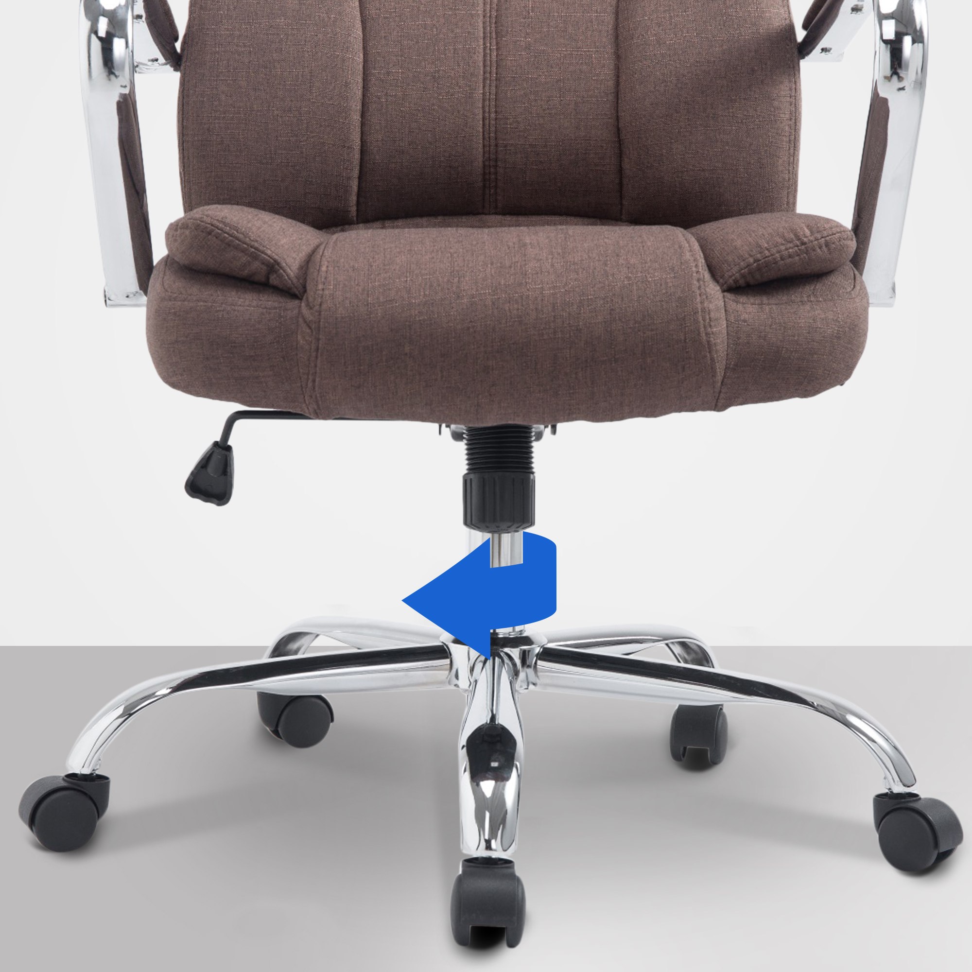 Silla De Oficina XXL Xanthos En Tela