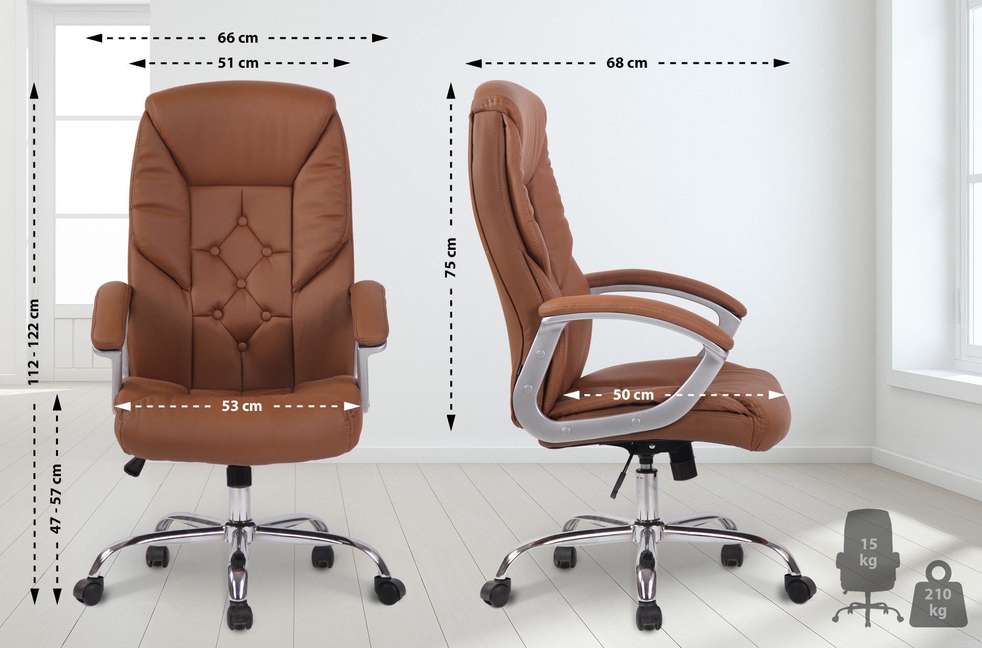 Silla de oficina Rodeo XXL